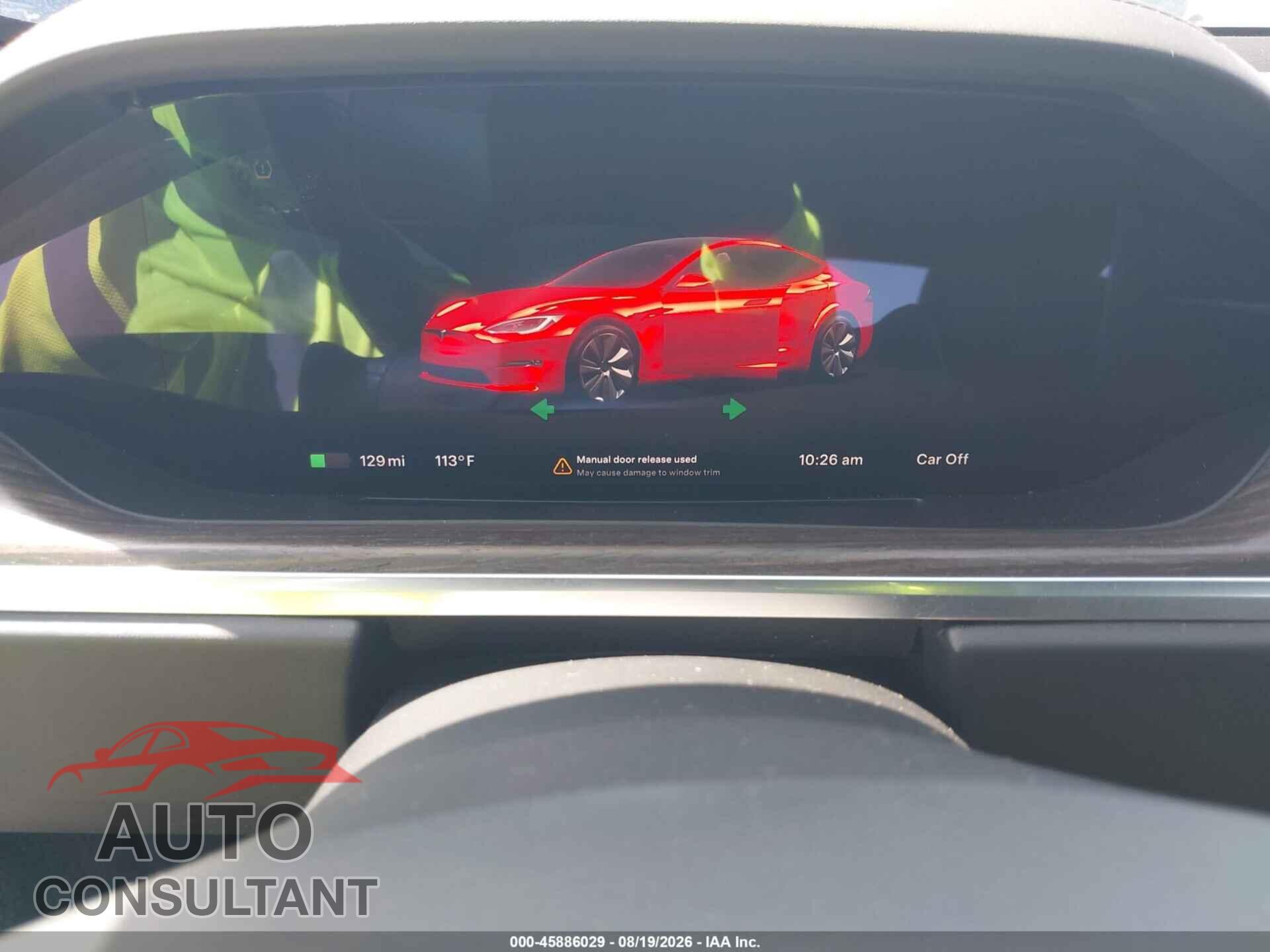 TESLA MODEL S 2022 - 5YJSA1E53NF490085