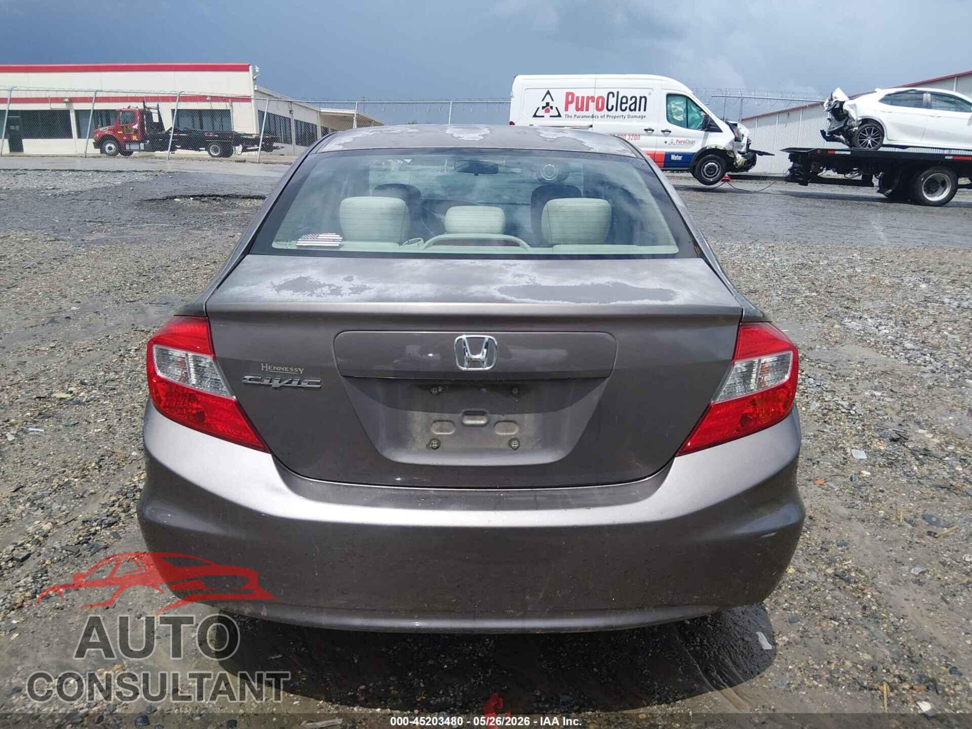 HONDA CIVIC 2012 - 2HGFB2F8XCH522858