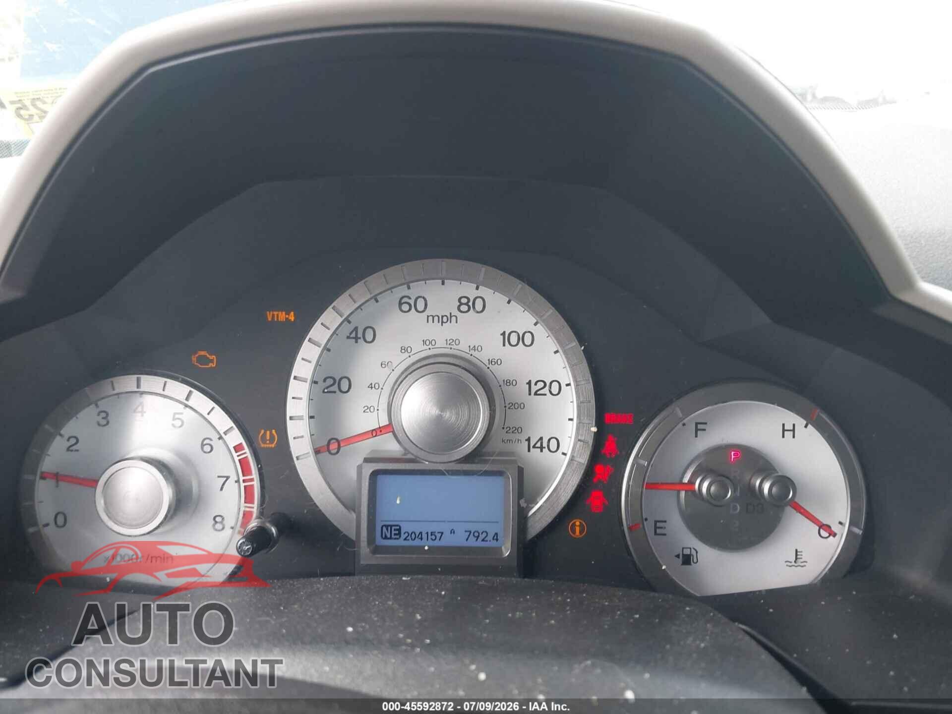 HONDA PILOT 2011 - 5FNYF4H79BB081269