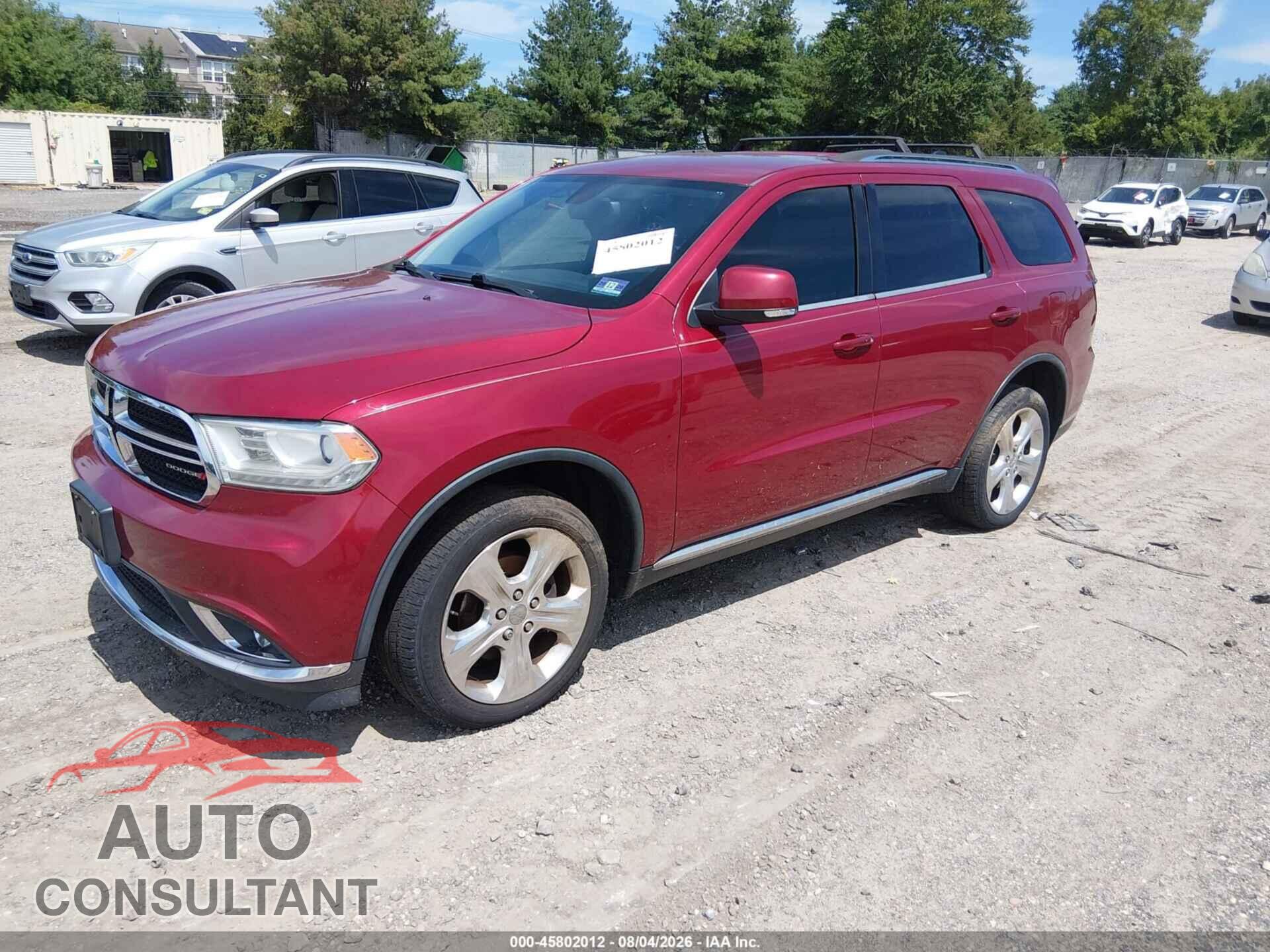 DODGE DURANGO 2014 - 1C4RDJDG7EC337263