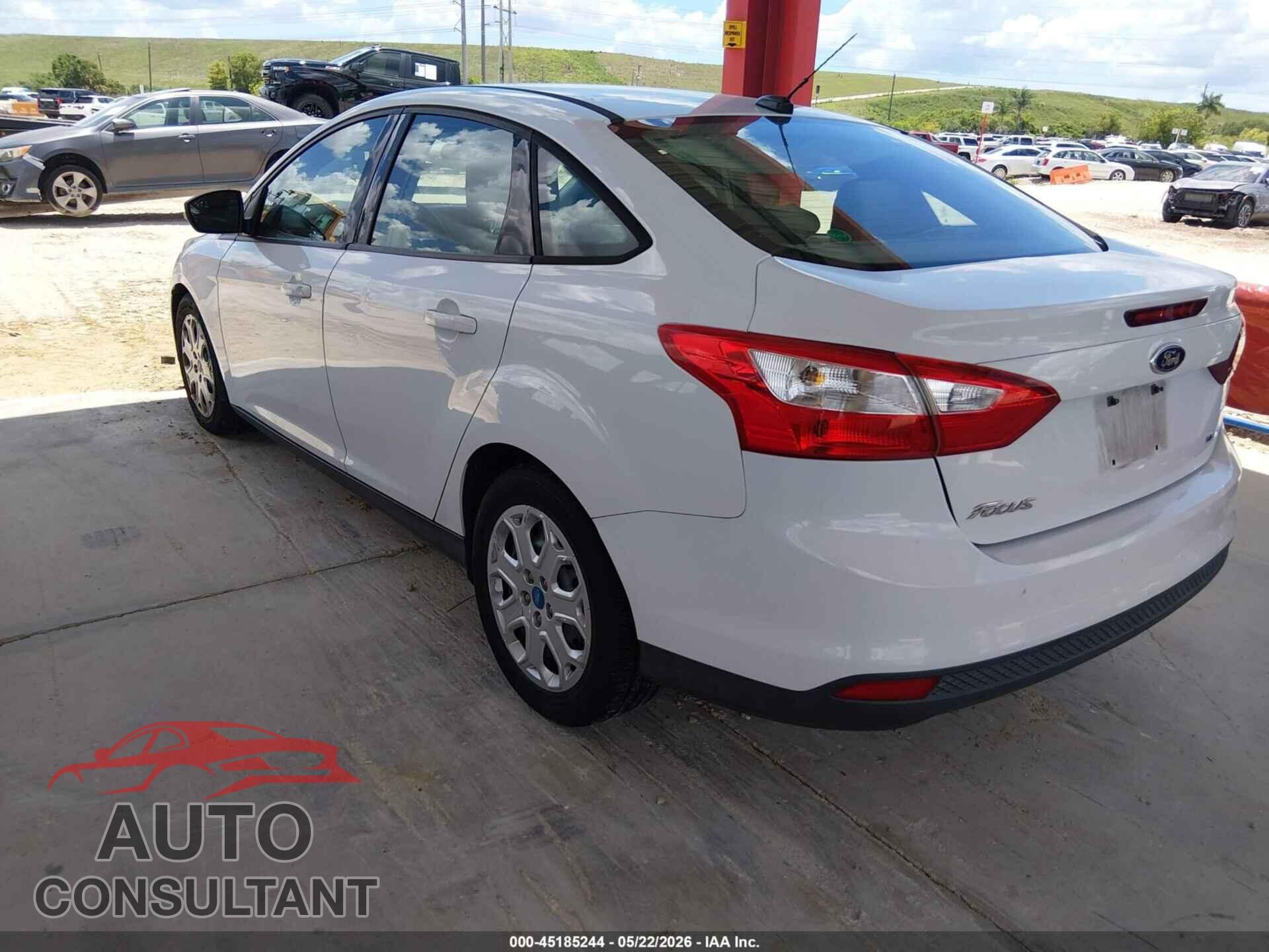 FORD FOCUS 2012 - 1FAHP3F25CL187284