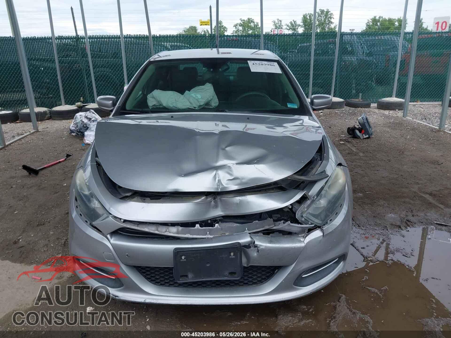 DODGE DART 2015 - 1C3CDFBB6FD390496