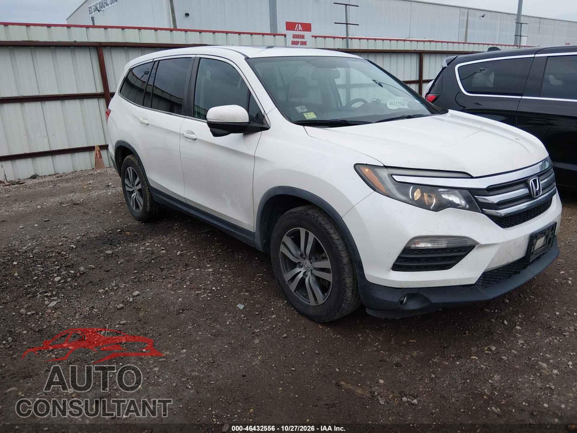 HONDA PILOT 2017 - 5FNYF5H7XHB020026