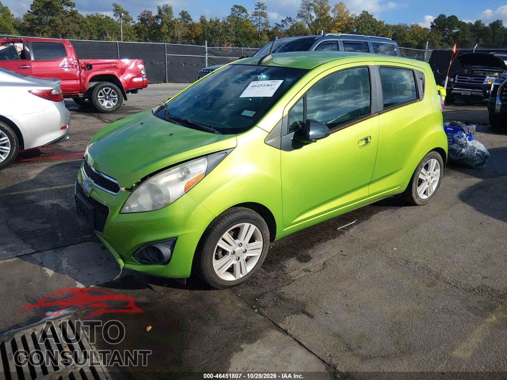 CHEVROLET SPARK 2015 - KL8CB6S96FC732865