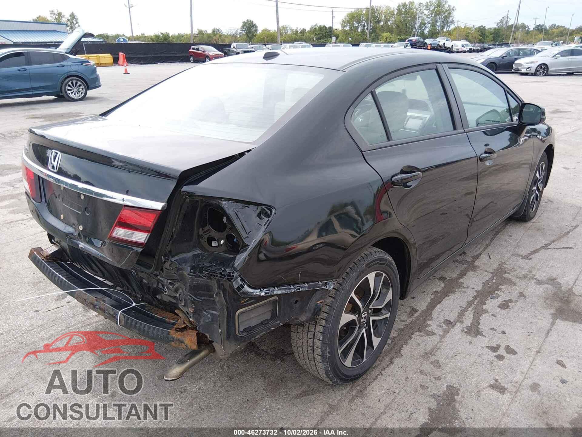 HONDA CIVIC 2013 - 19XFB2F94DE092667