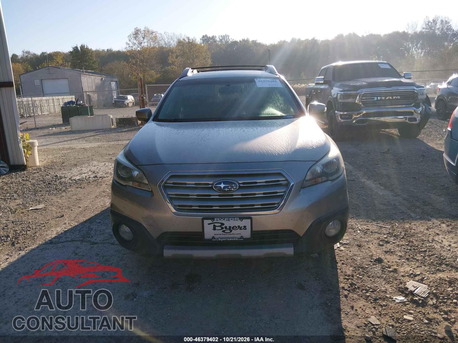 SUBARU OUTBACK 2015 - 4S4BSELC8F3214565