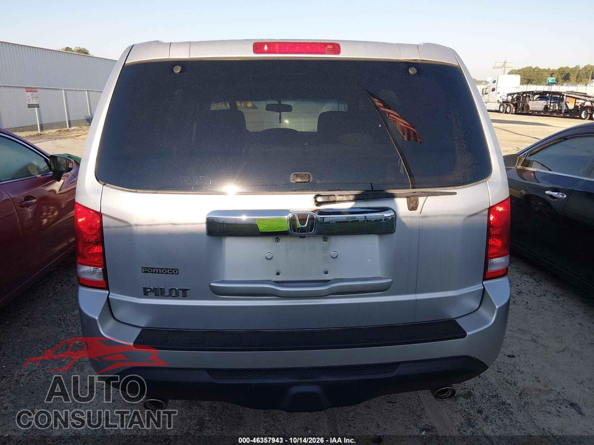 HONDA PILOT 2012 - 5FNYF3H53CB032403