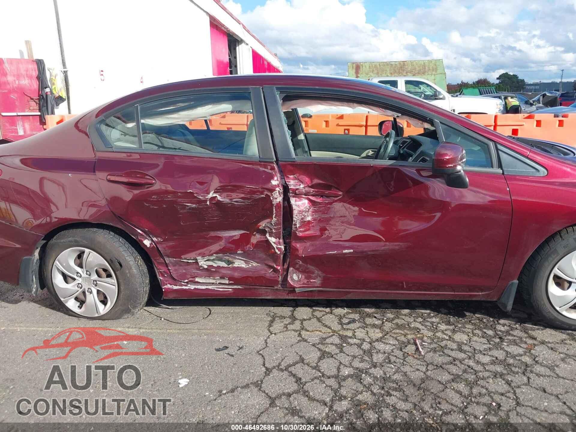 HONDA CIVIC 2014 - 19XFB2F5XEE244904