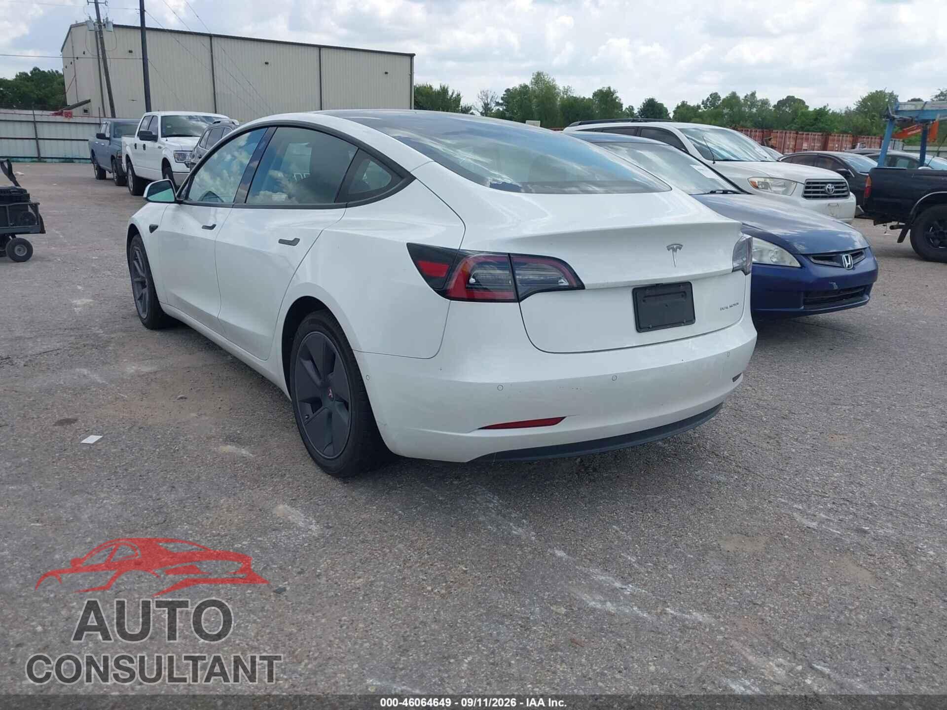TESLA MODEL 3 2021 - 5YJ3E1EB4MF095829