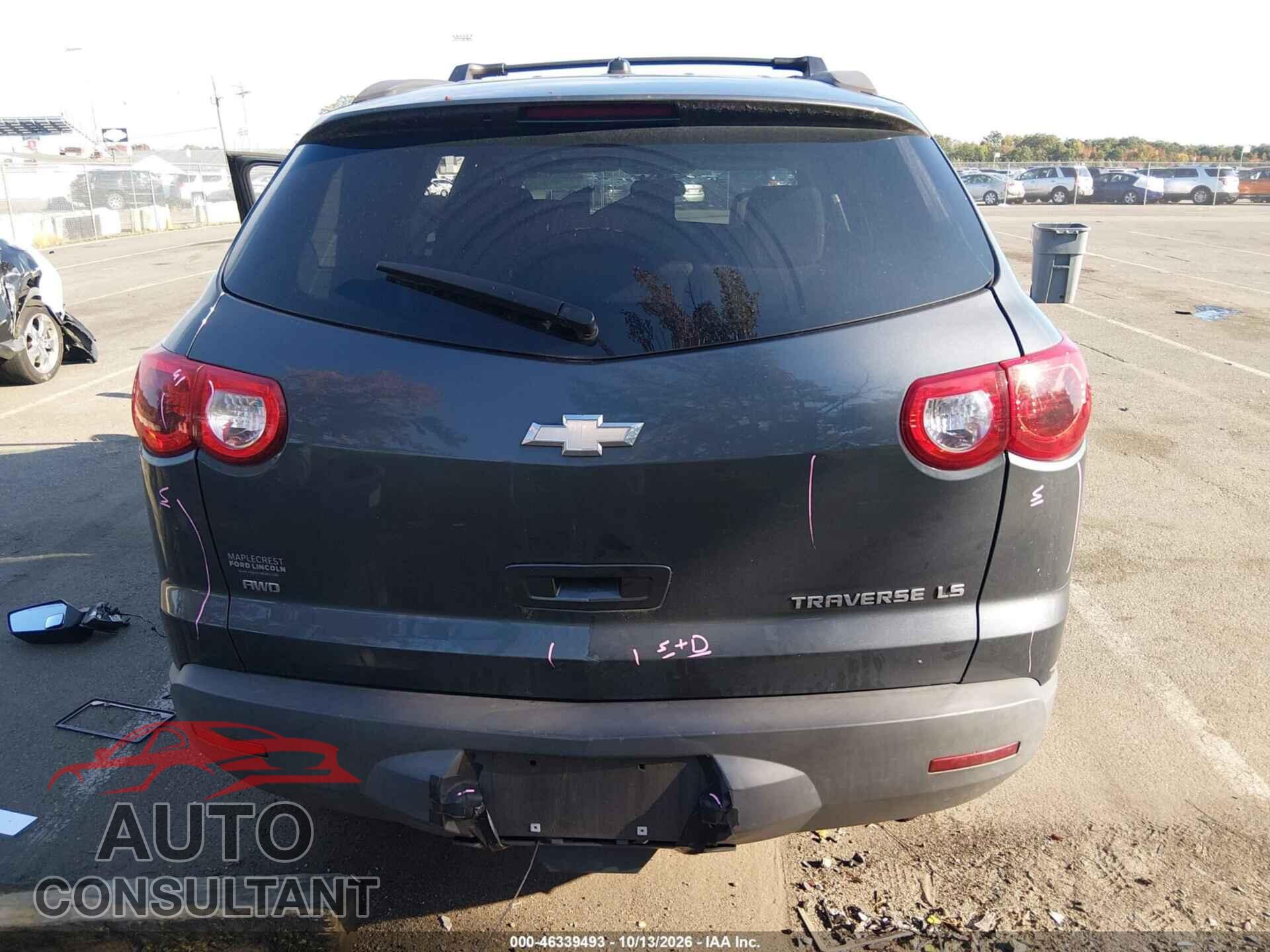 CHEVROLET TRAVERSE 2011 - 1GNKVFED7BJ358564