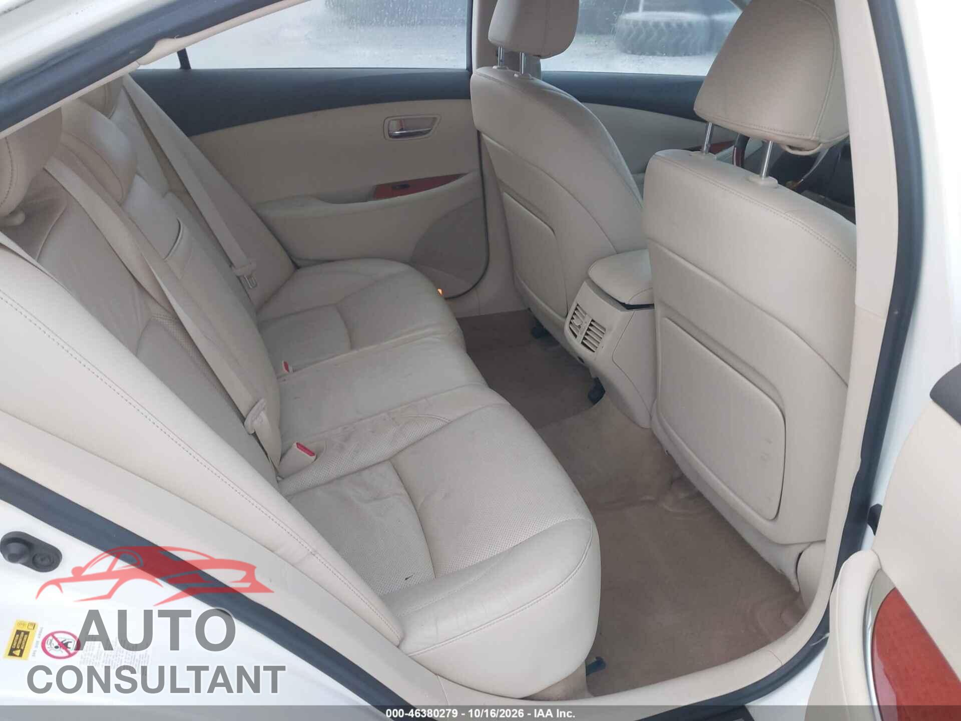 LEXUS ES 350 2010 - JTHBK1EG2A2345548