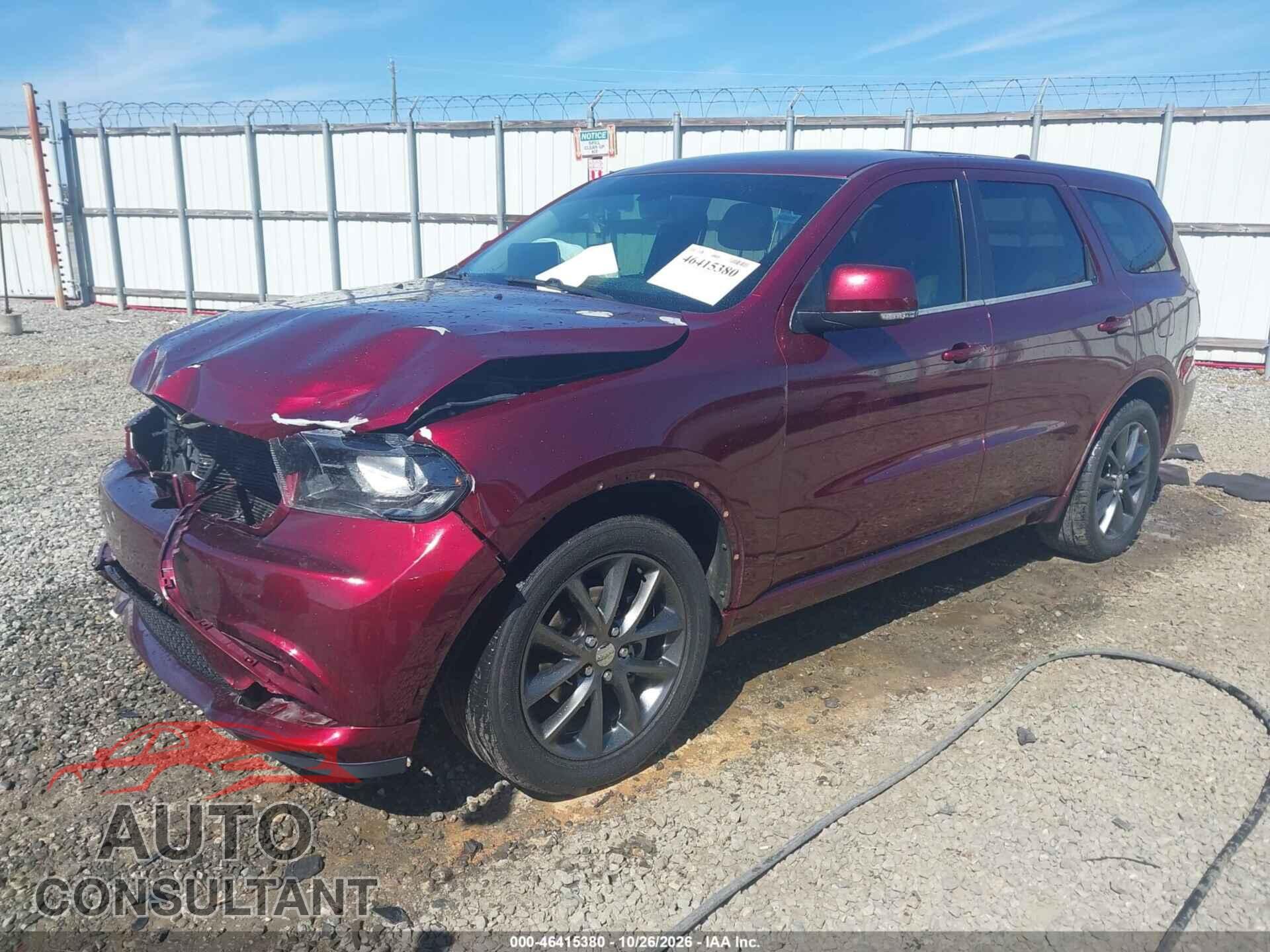 DODGE DURANGO 2017 - 1C4RDHDG0HC936051