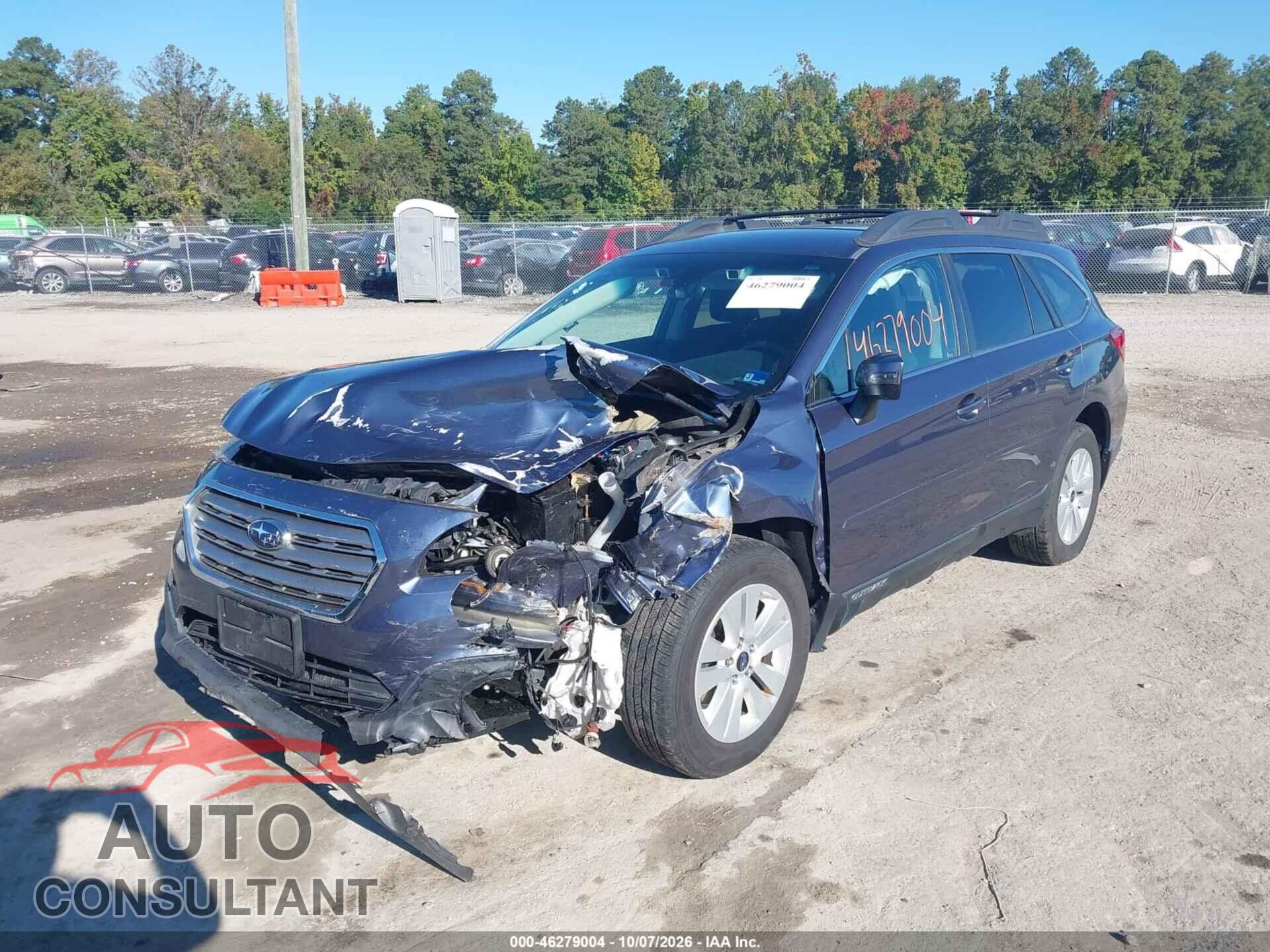SUBARU OUTBACK 2017 - 4S4BSAFC7H3339872