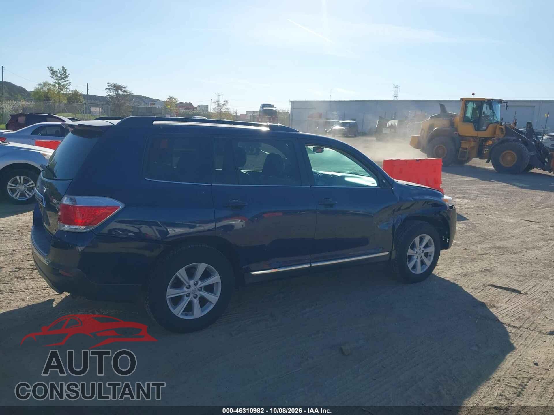 TOYOTA HIGHLANDER 2013 - 5TDBK3EH8DS253735