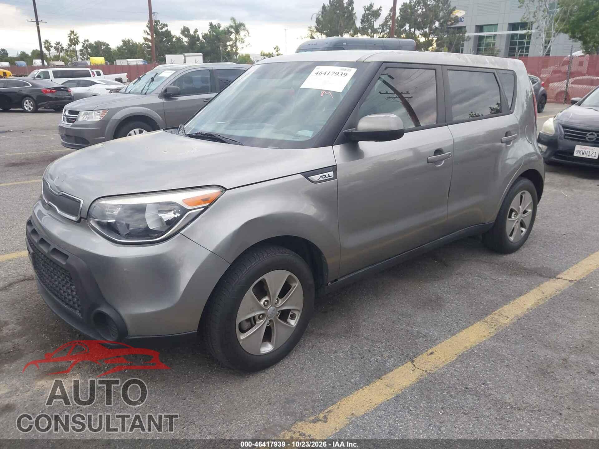 KIA SOUL 2015 - KNDJN2A26F7127076