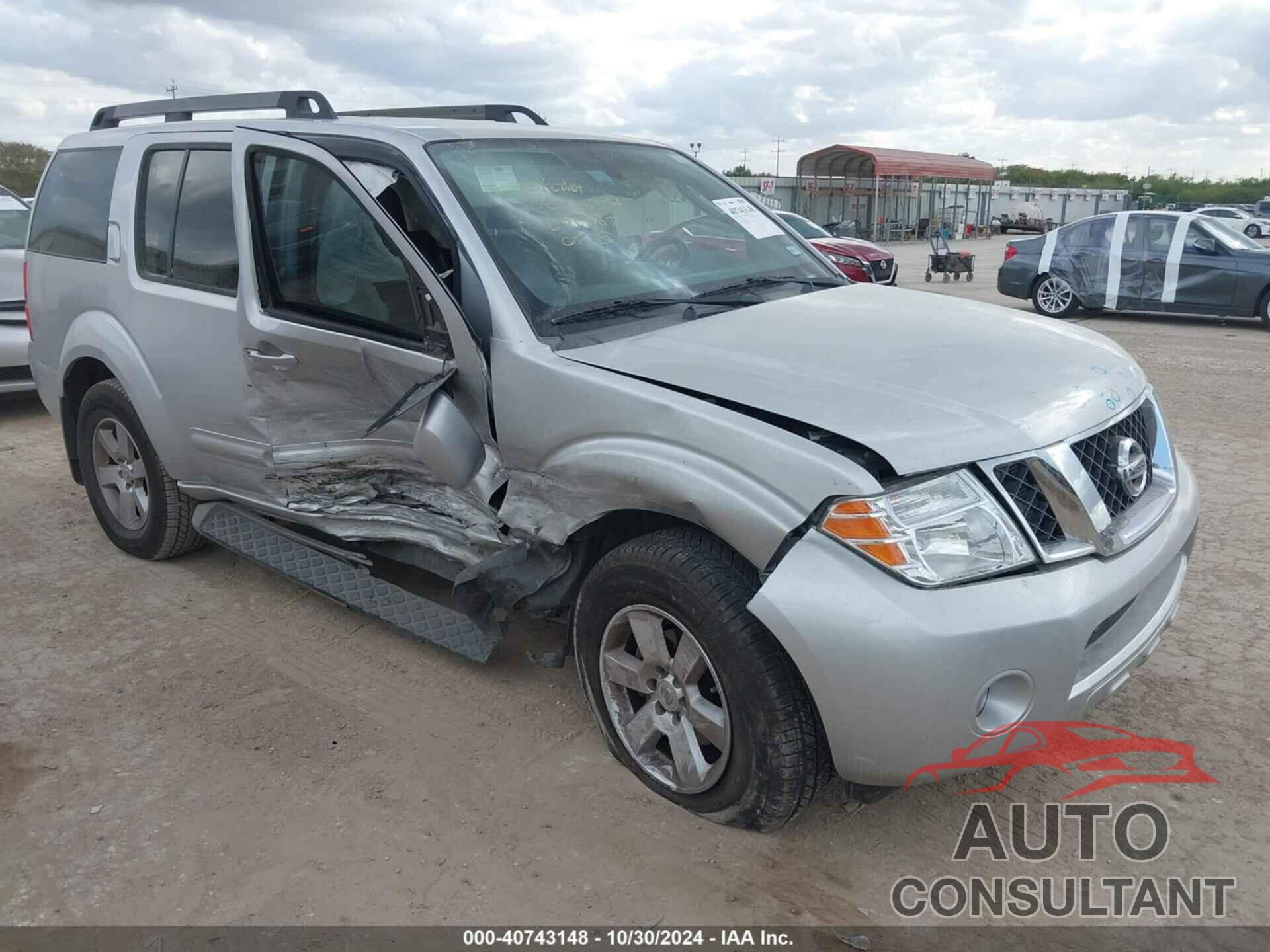 NISSAN PATHFINDER 2012 - 5N1AR1NN5CC601987