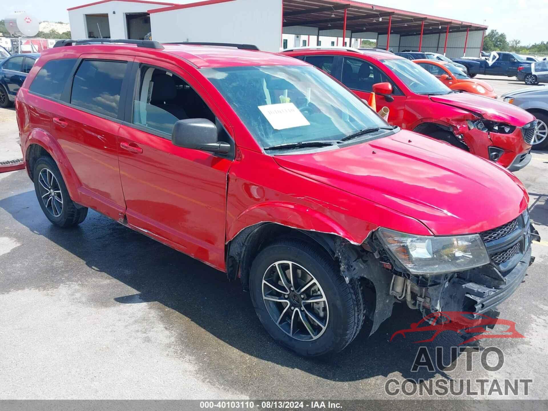 DODGE JOURNEY 2018 - 3C4PDCAB0JT474295
