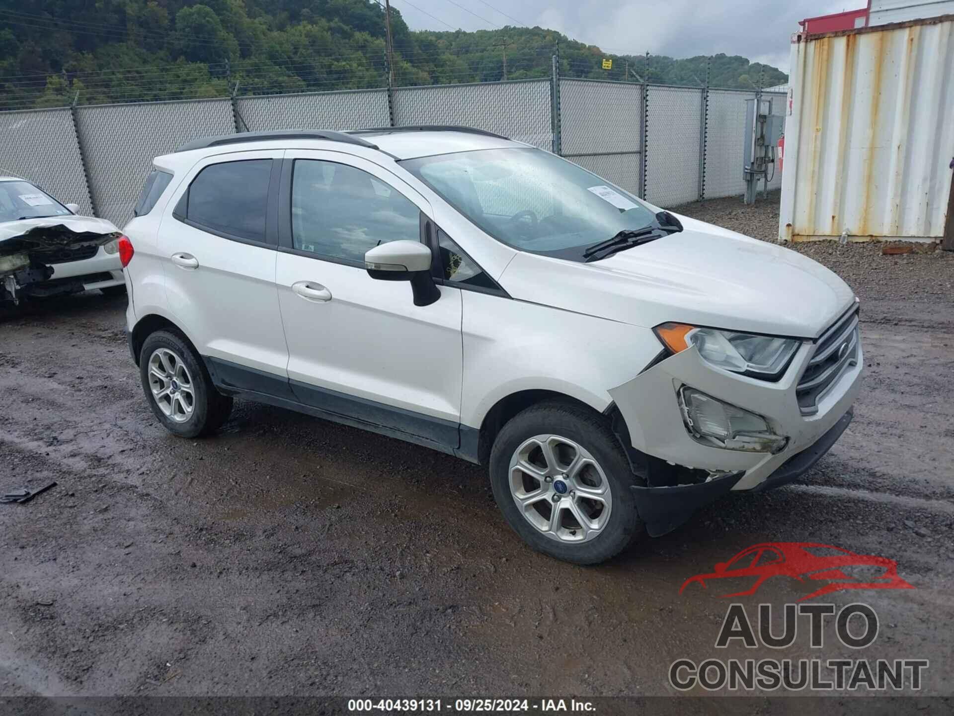 FORD ECOSPORT 2019 - MAJ6S3GL8KC280599