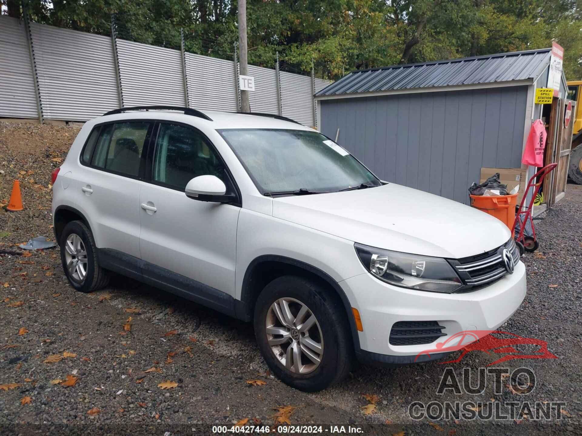 VOLKSWAGEN TIGUAN 2017 - WVGBV7AX4HW513027