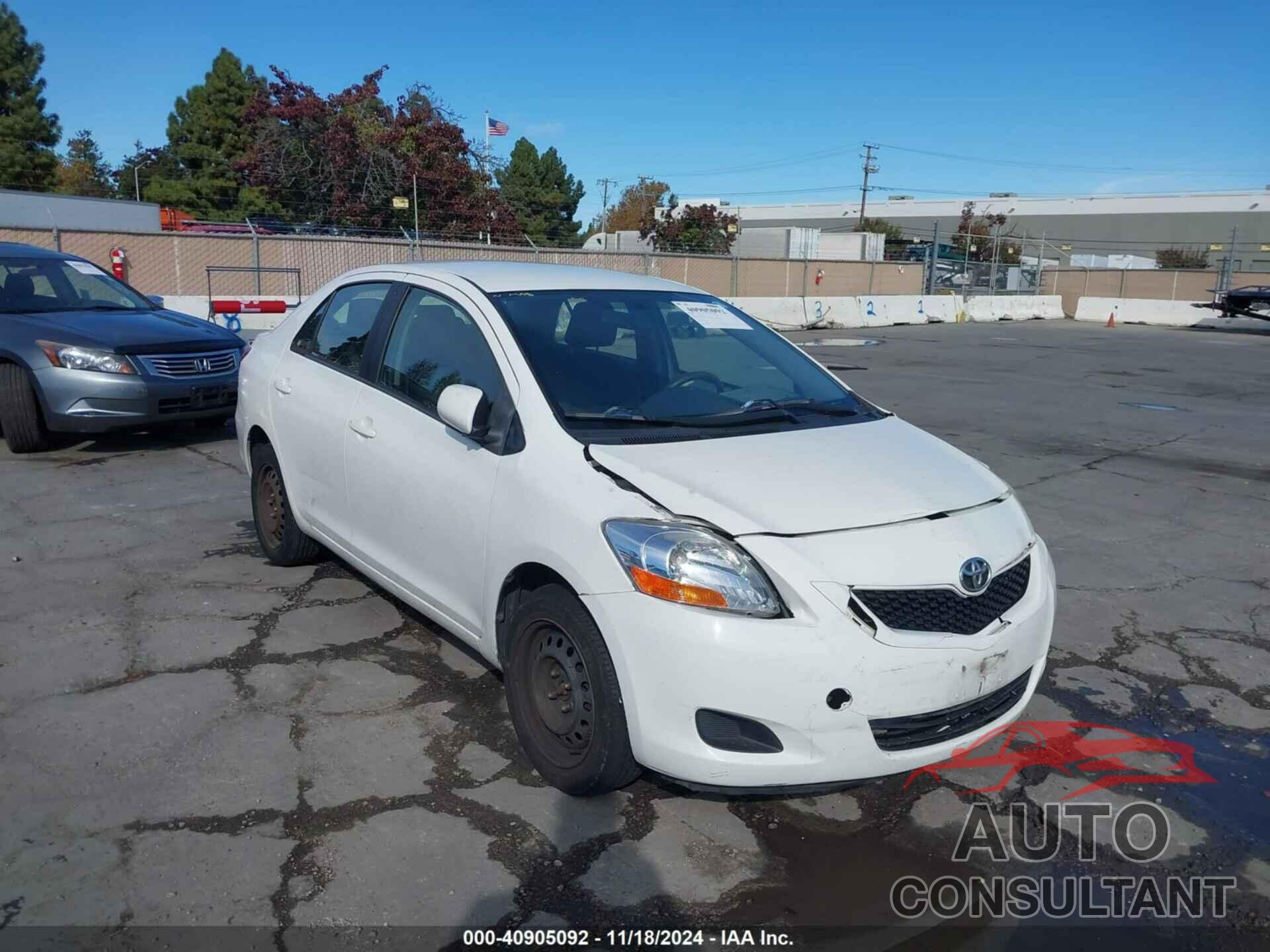 TOYOTA YARIS 2011 - JTDBT4K3XB1407030
