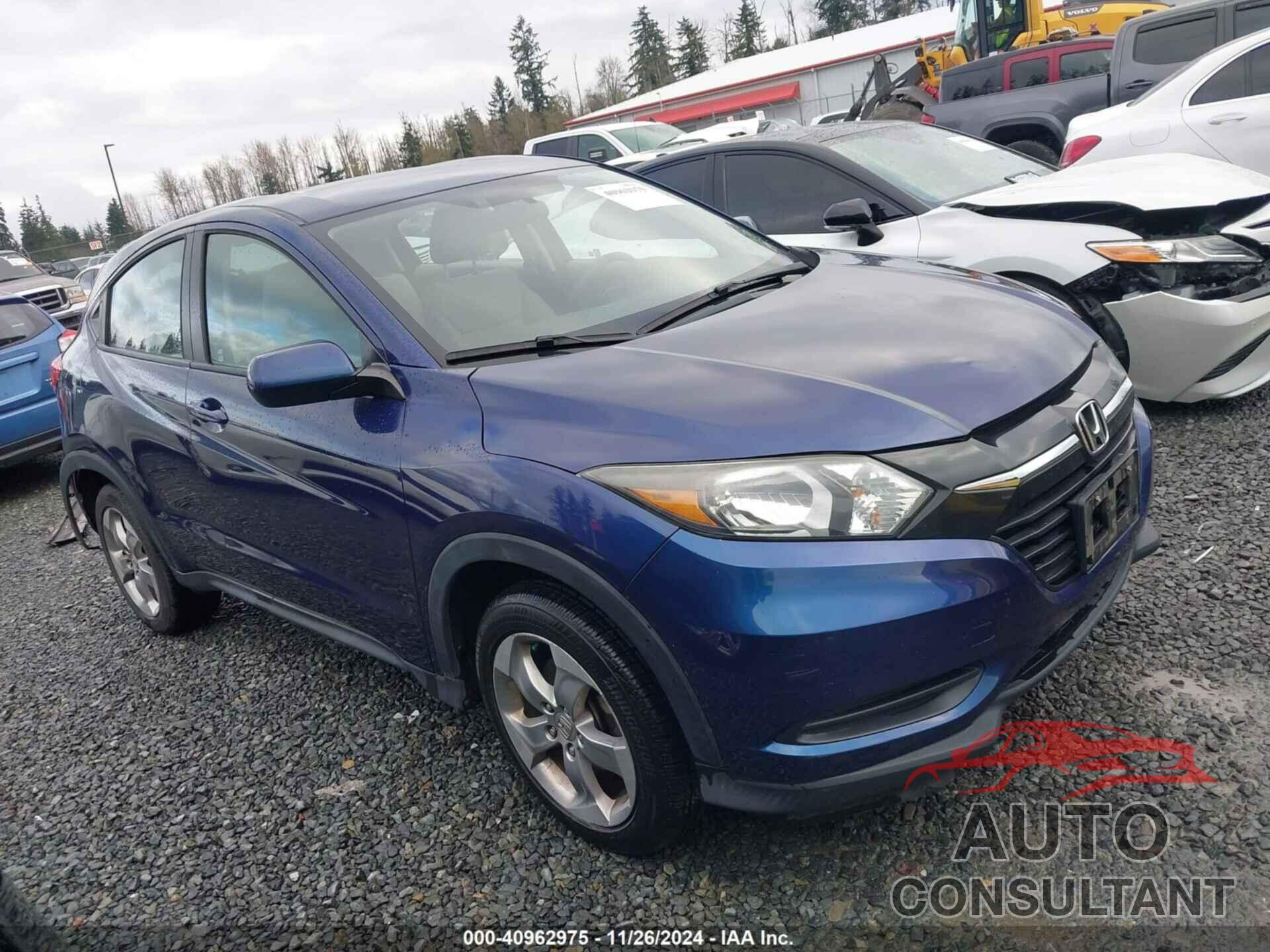 HONDA HR-V 2017 - 3CZRU6H37HM705006