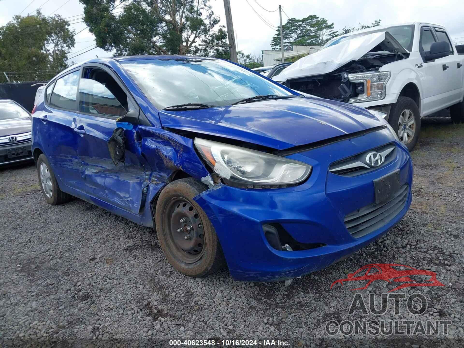 HYUNDAI ACCENT 2012 - KMHCT5AE3CU012003