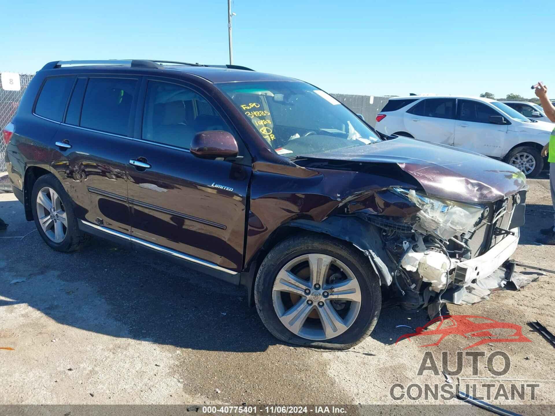 TOYOTA HIGHLANDER 2013 - 5TDYK3EH3DS116051