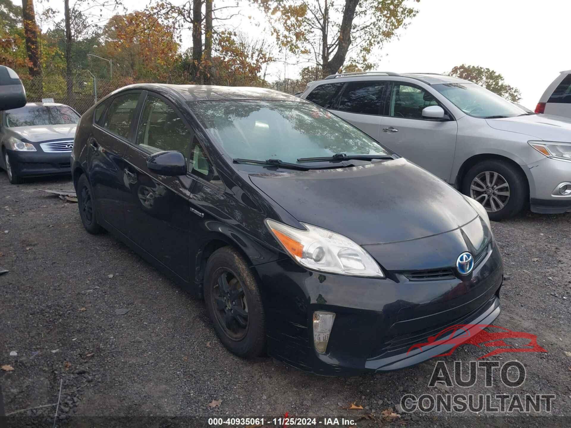TOYOTA PRIUS 2012 - JTDKN3DU5C1510965