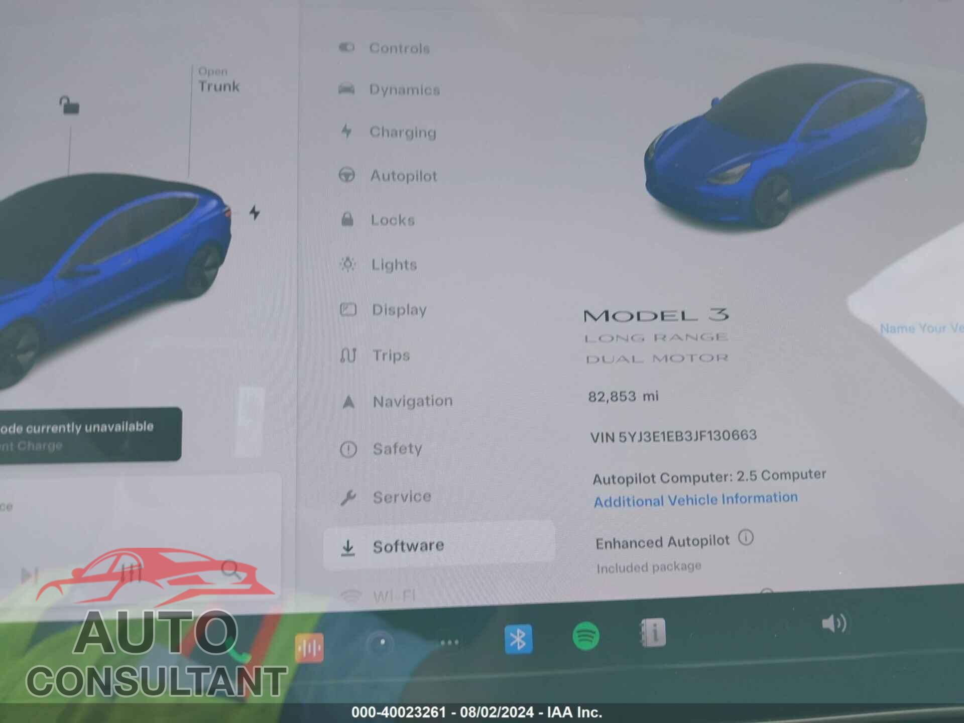 TESLA MODEL 3 2018 - 5YJ3E1EB3JF130663