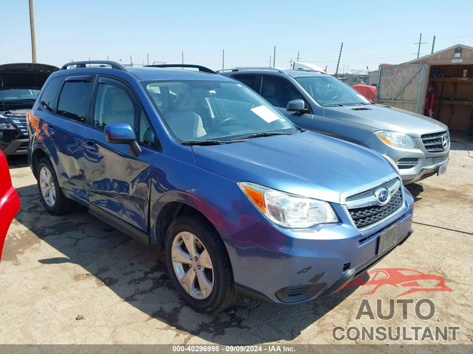 SUBARU FORESTER 2016 - JF2SJADC4GH546992