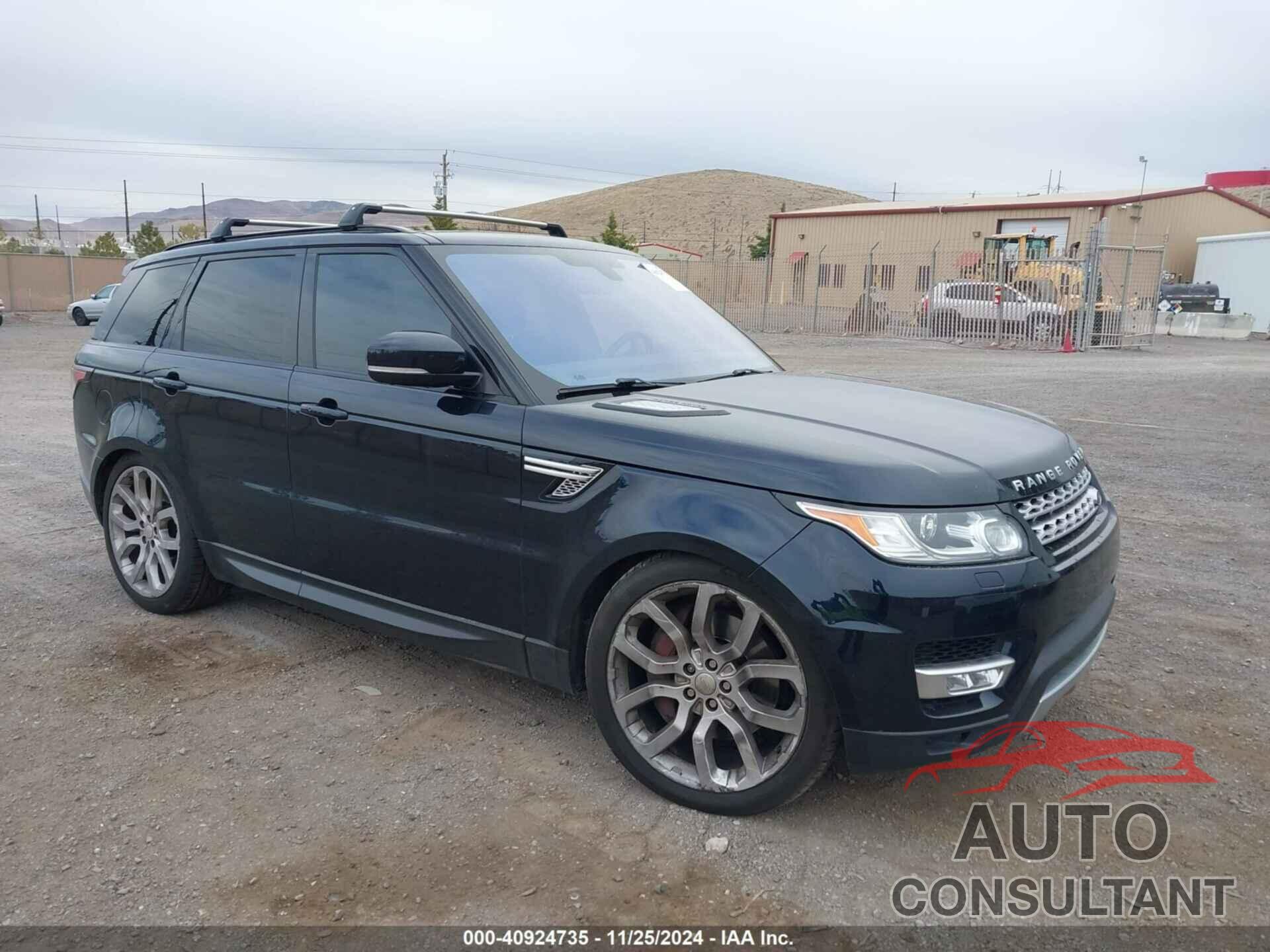 LAND ROVER RANGE ROVER SPORT 2016 - SALWR2EF6GA563401
