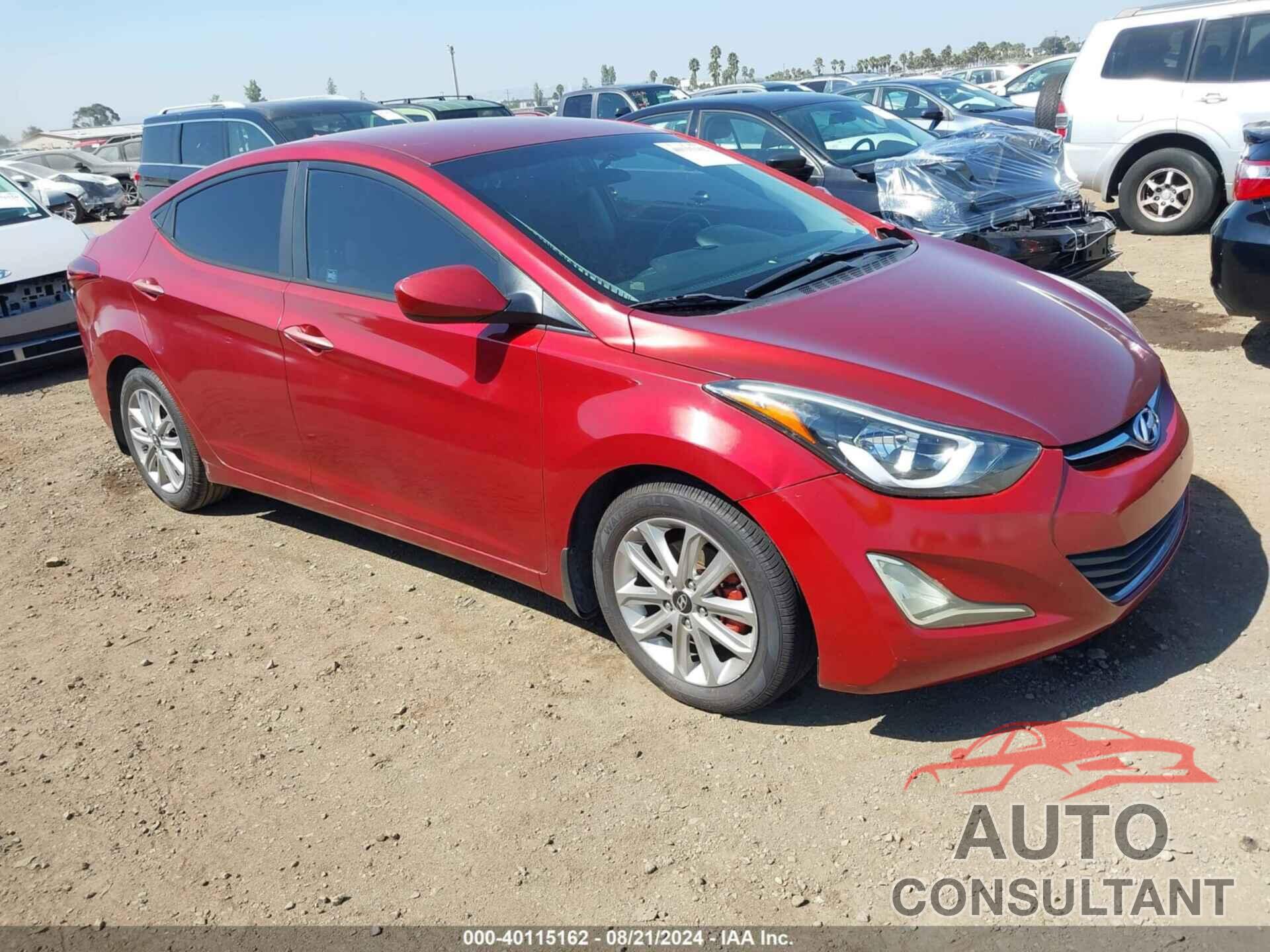 HYUNDAI ELANTRA 2016 - 5NPDH4AE1GH692438