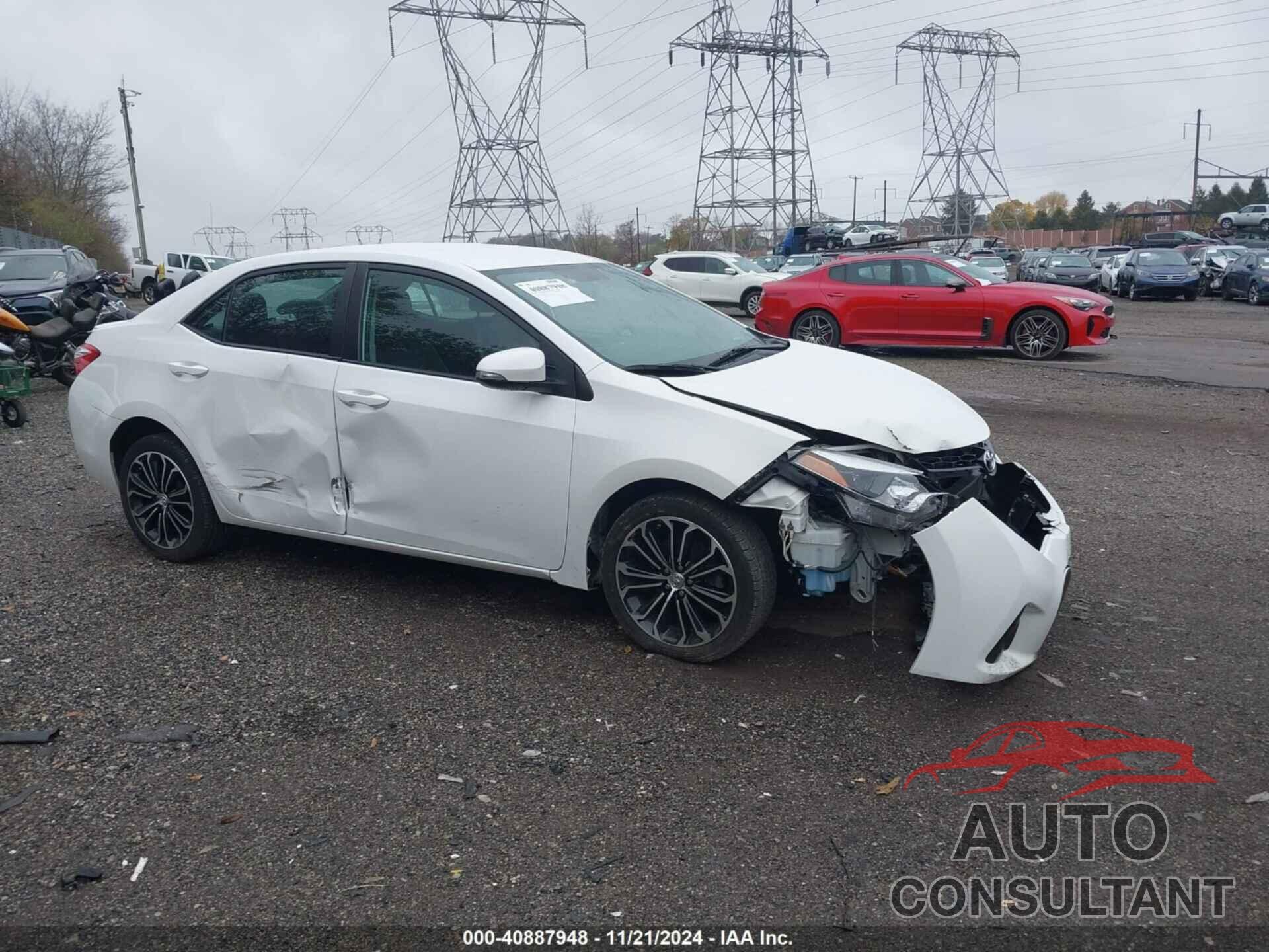 TOYOTA COROLLA 2016 - 2T1BURHE6GC535528