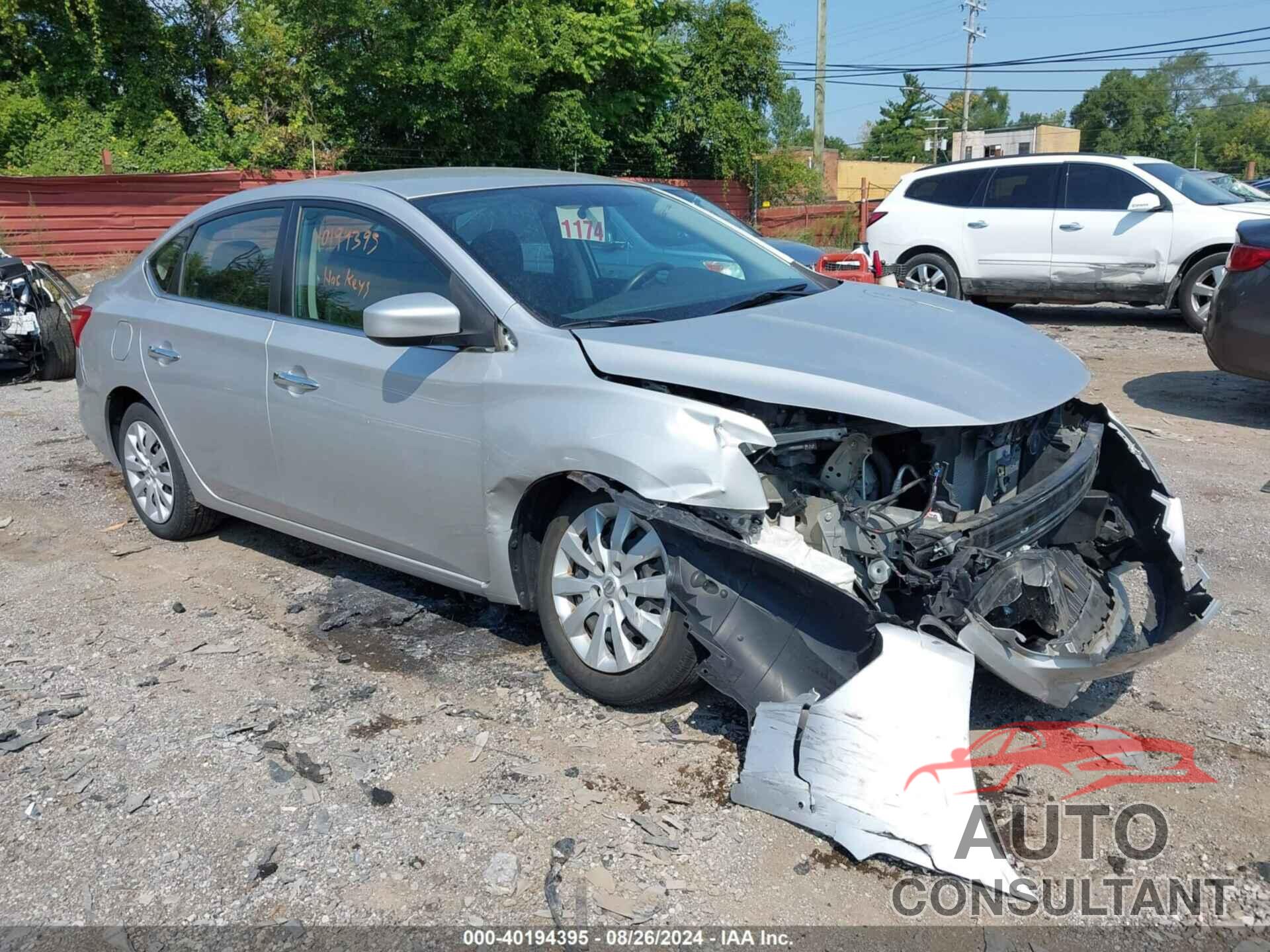 NISSAN SENTRA 2017 - 3N1AB7AP2HY304731