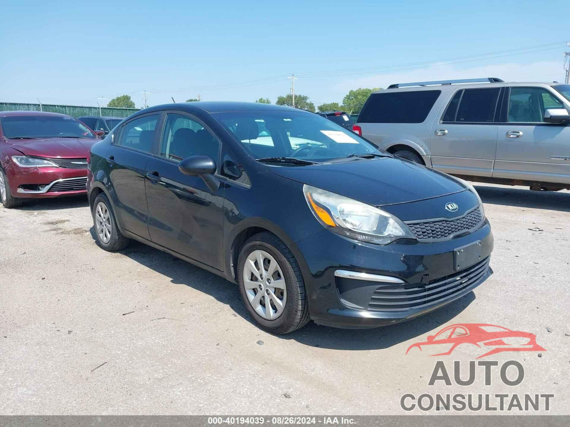 KIA RIO 2017 - KNADM4A34H6108231