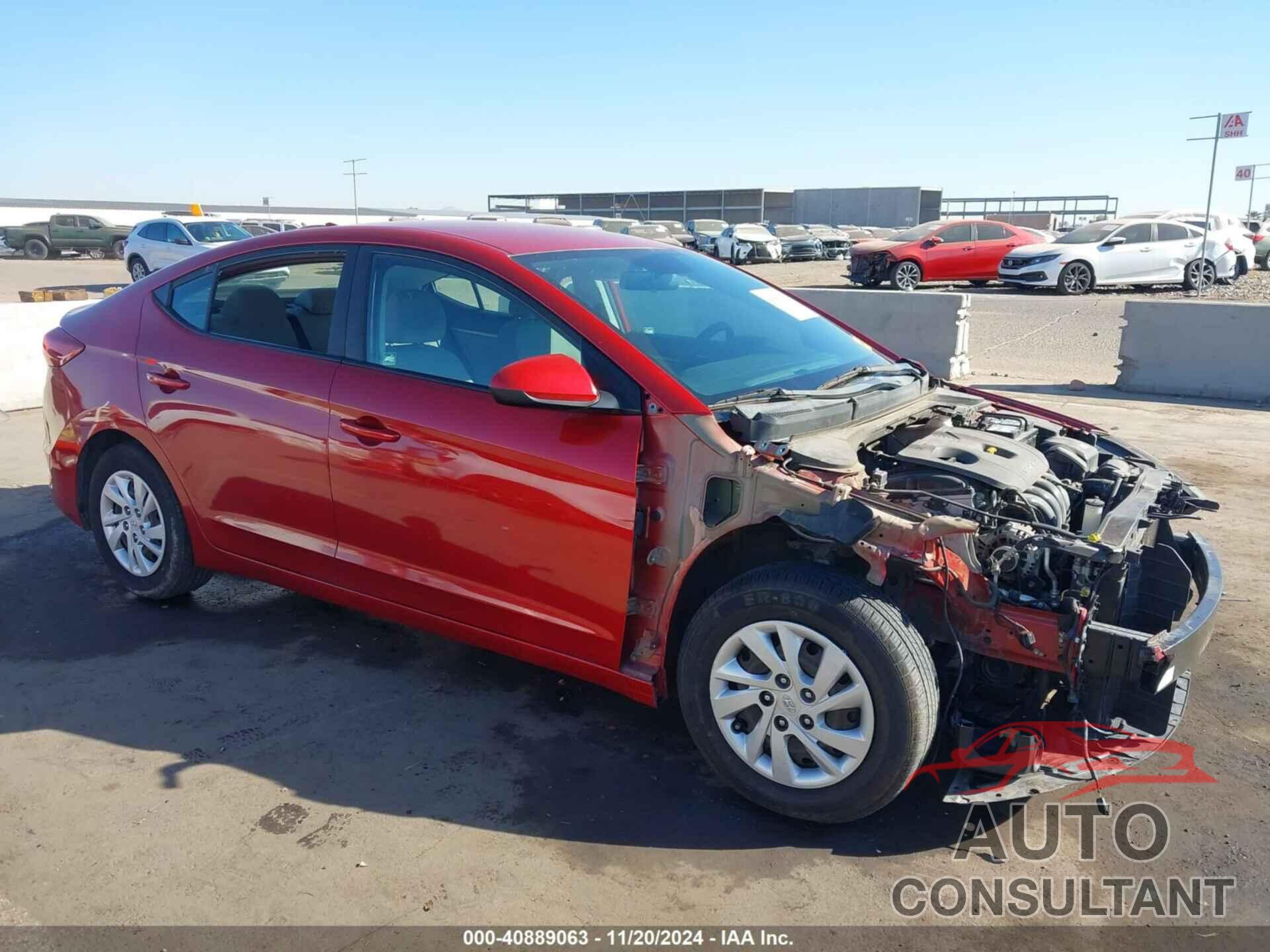 HYUNDAI ELANTRA 2017 - 5NPD74LF3HH127070