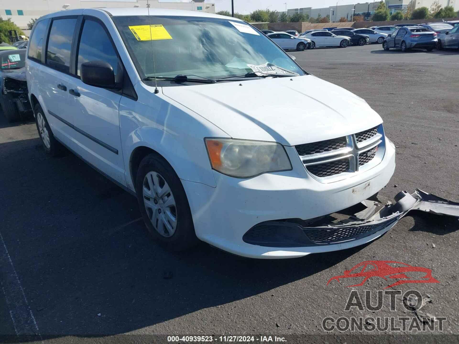 DODGE GRAND CARAVAN 2014 - 2C4RDGBGXER218961