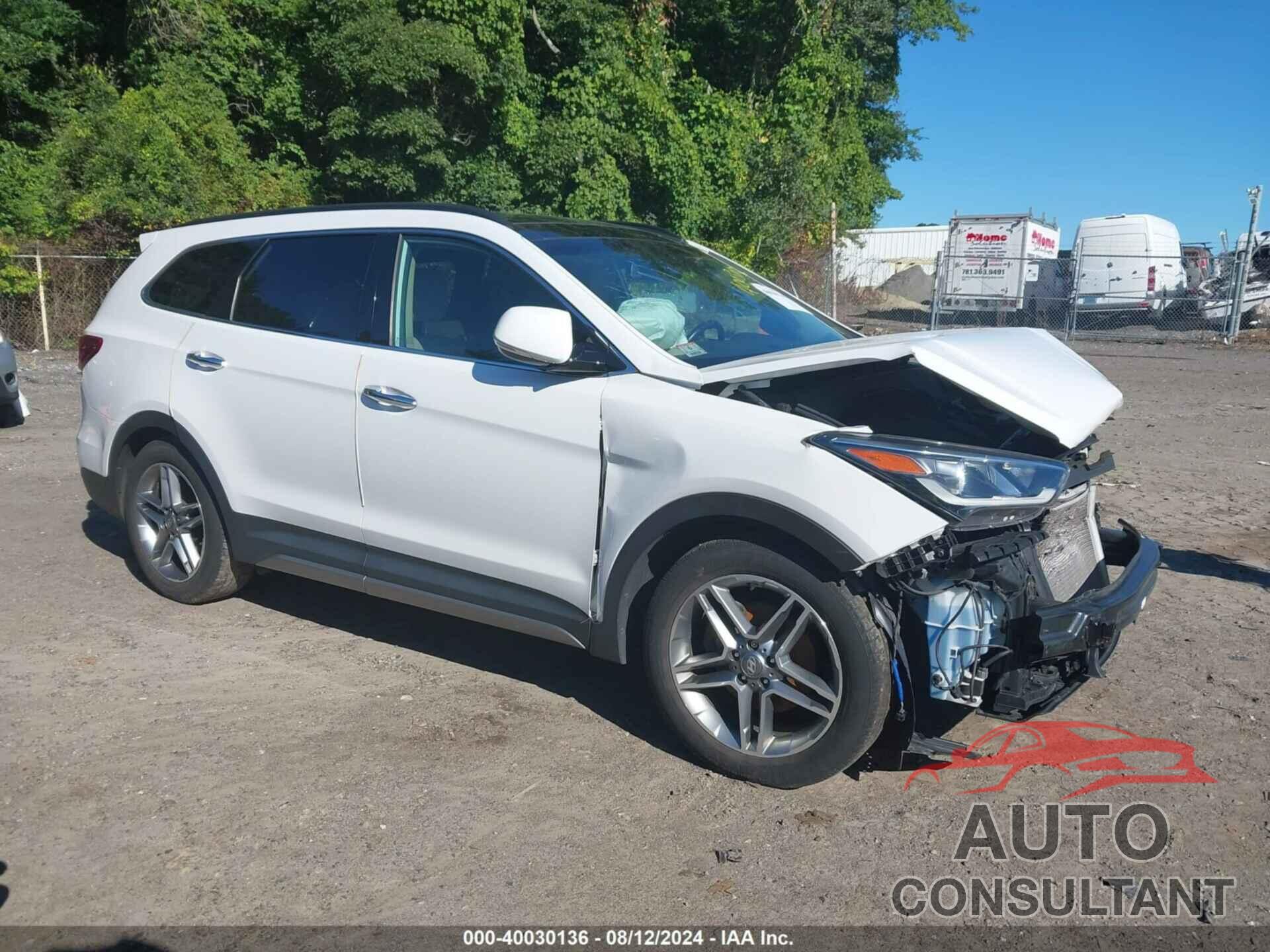 HYUNDAI SANTA FE 2017 - KM8SRDHF4HU235984