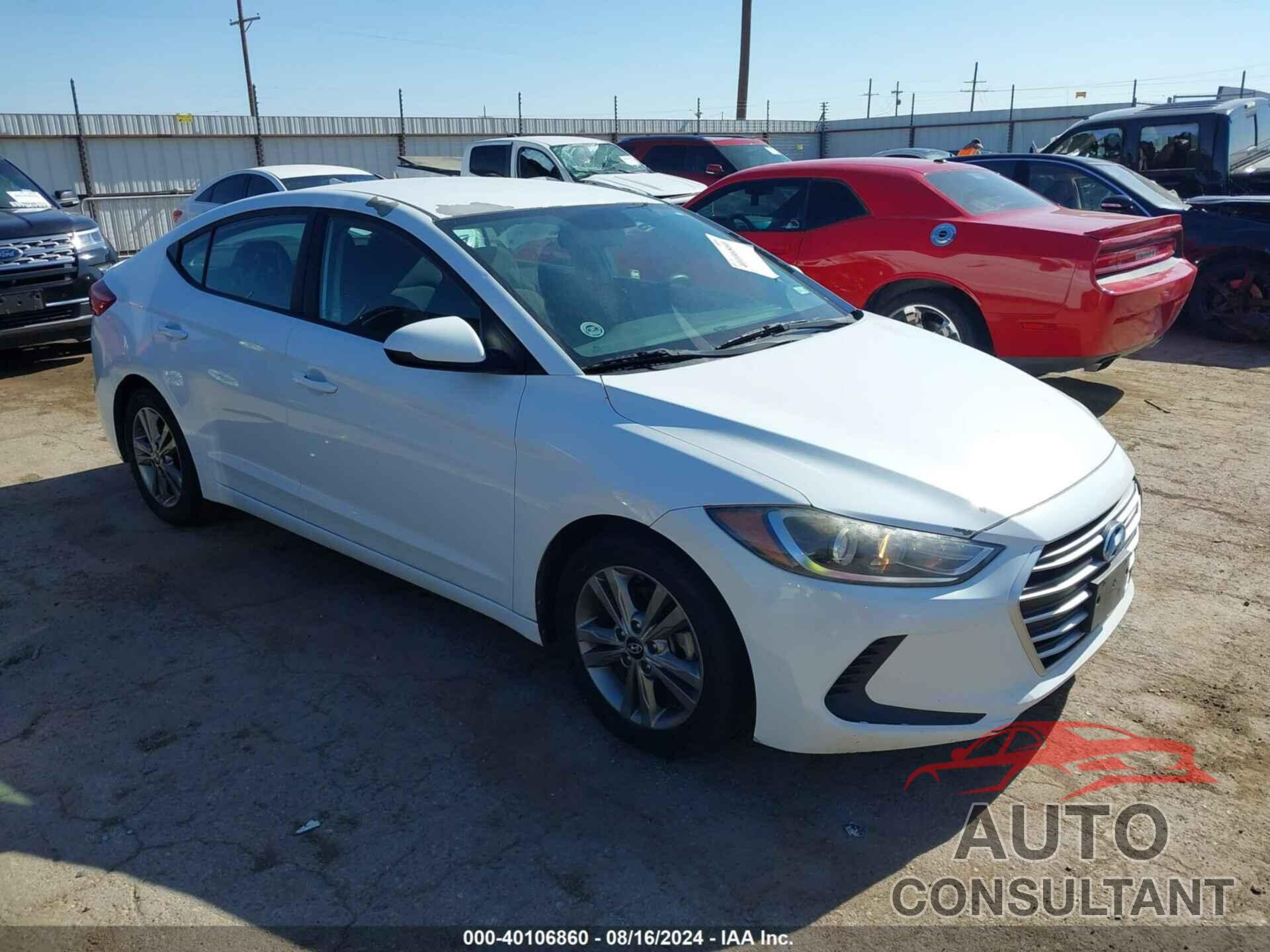 HYUNDAI ELANTRA 2018 - 5NPD84LF2JH341910