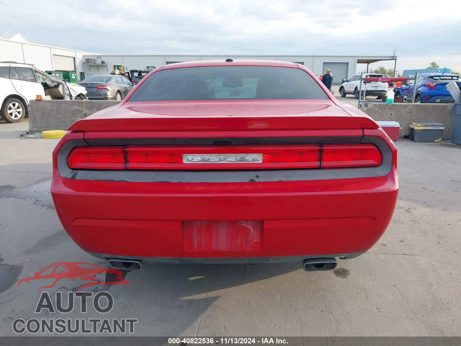 DODGE CHALLENGER 2012 - 2C3CDYBT7CH220554