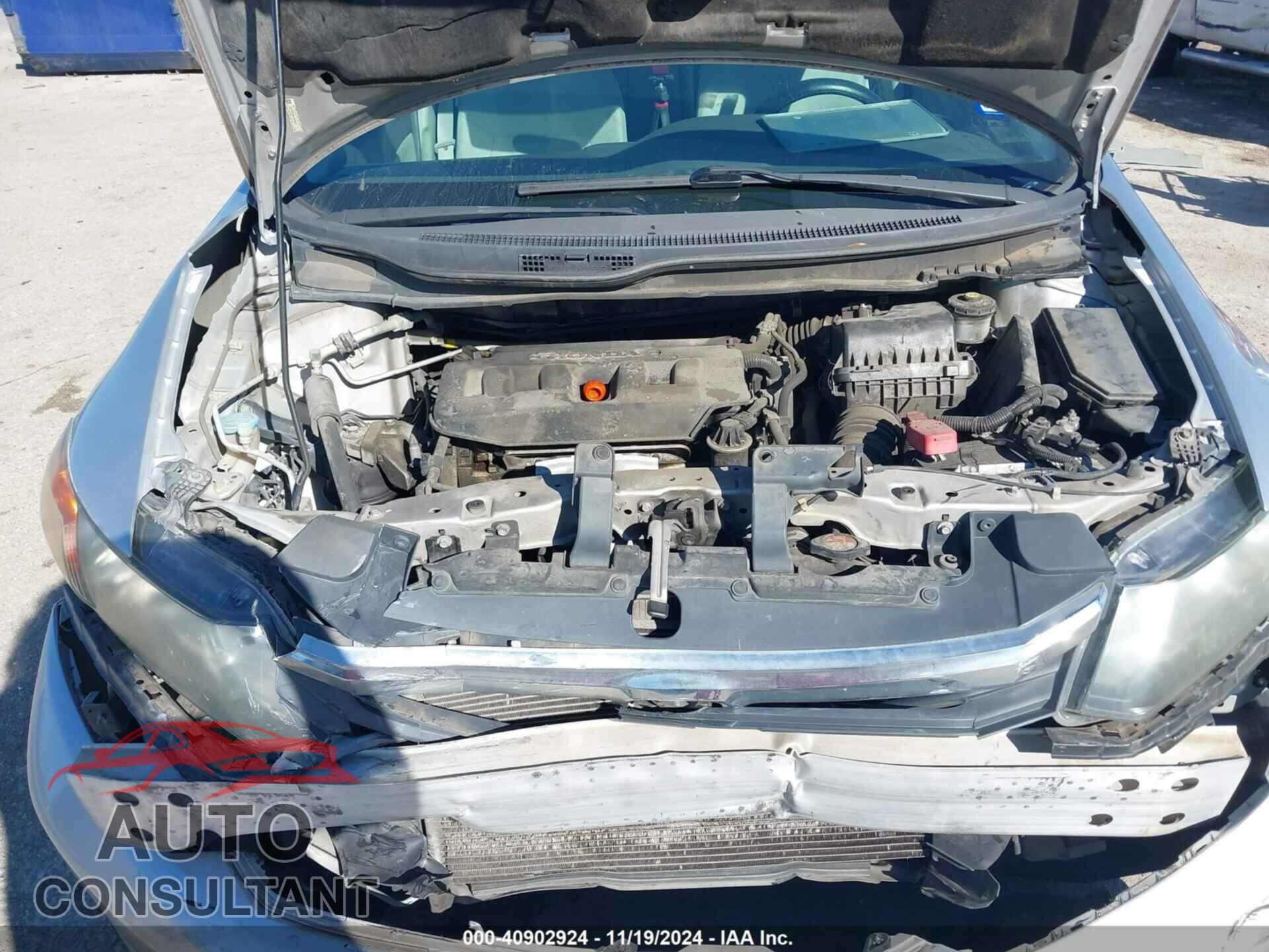 HONDA CIVIC 2012 - 19XFB2F80CE049059