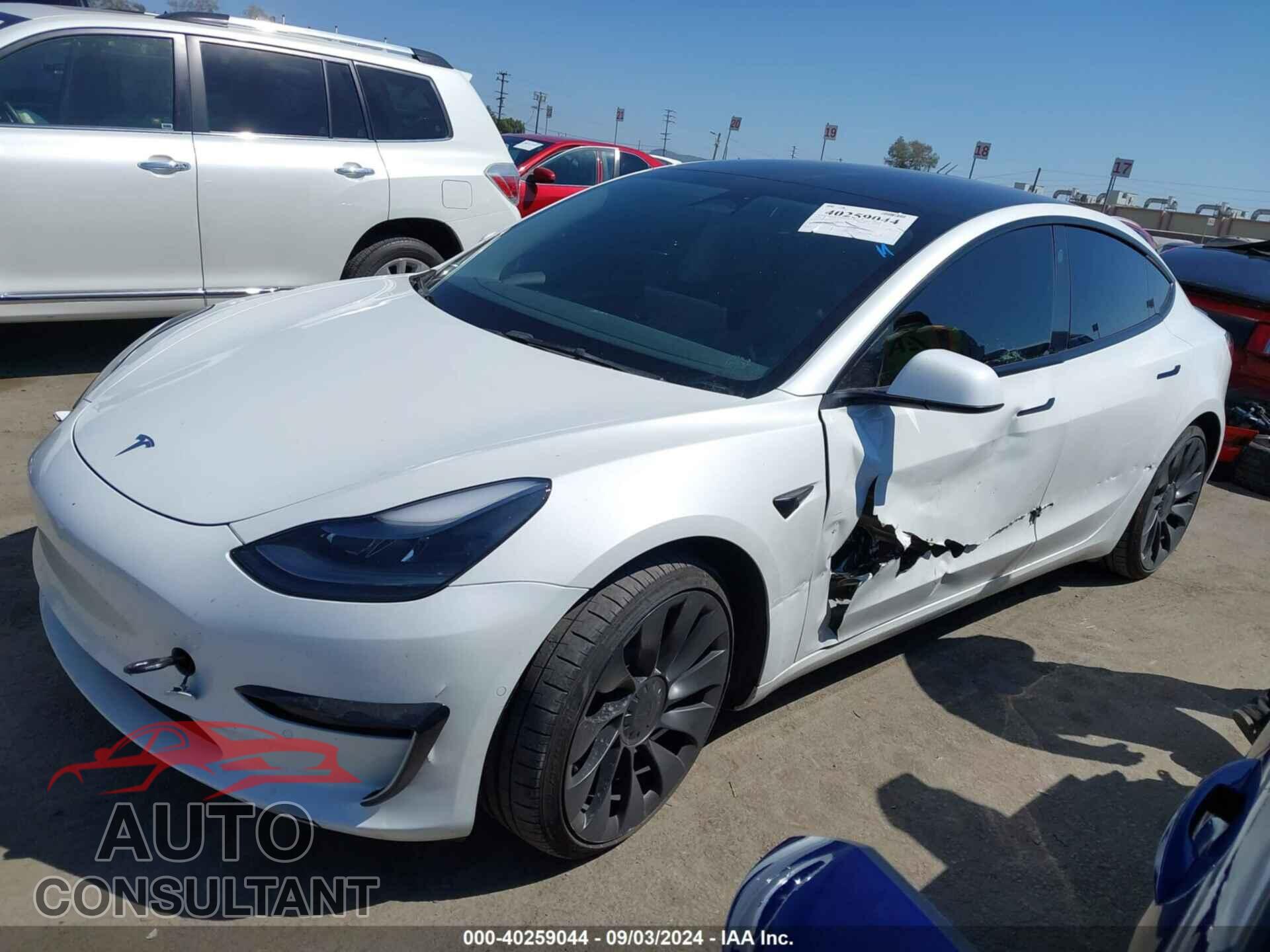TESLA MODEL 3 2022 - 5YJ3E1EC8NF357510