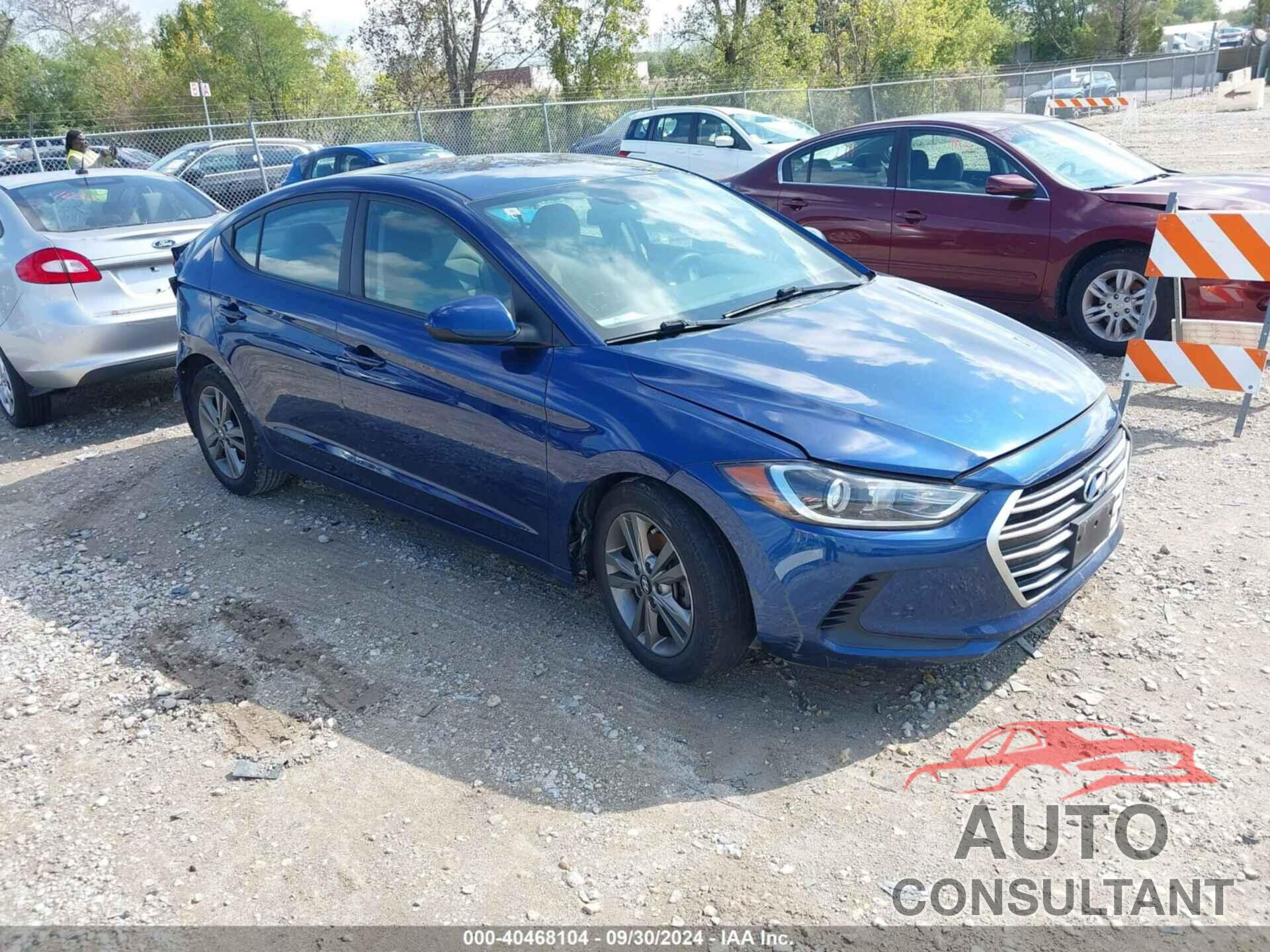 HYUNDAI ELANTRA 2018 - 5NPD84LF8JH237776