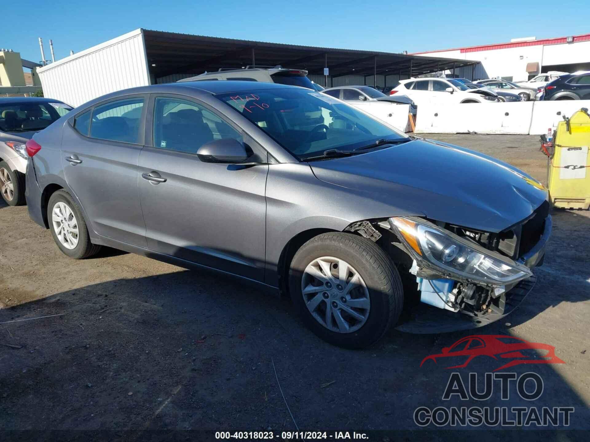 HYUNDAI ELANTRA 2018 - 5NPD74LF4JH283544