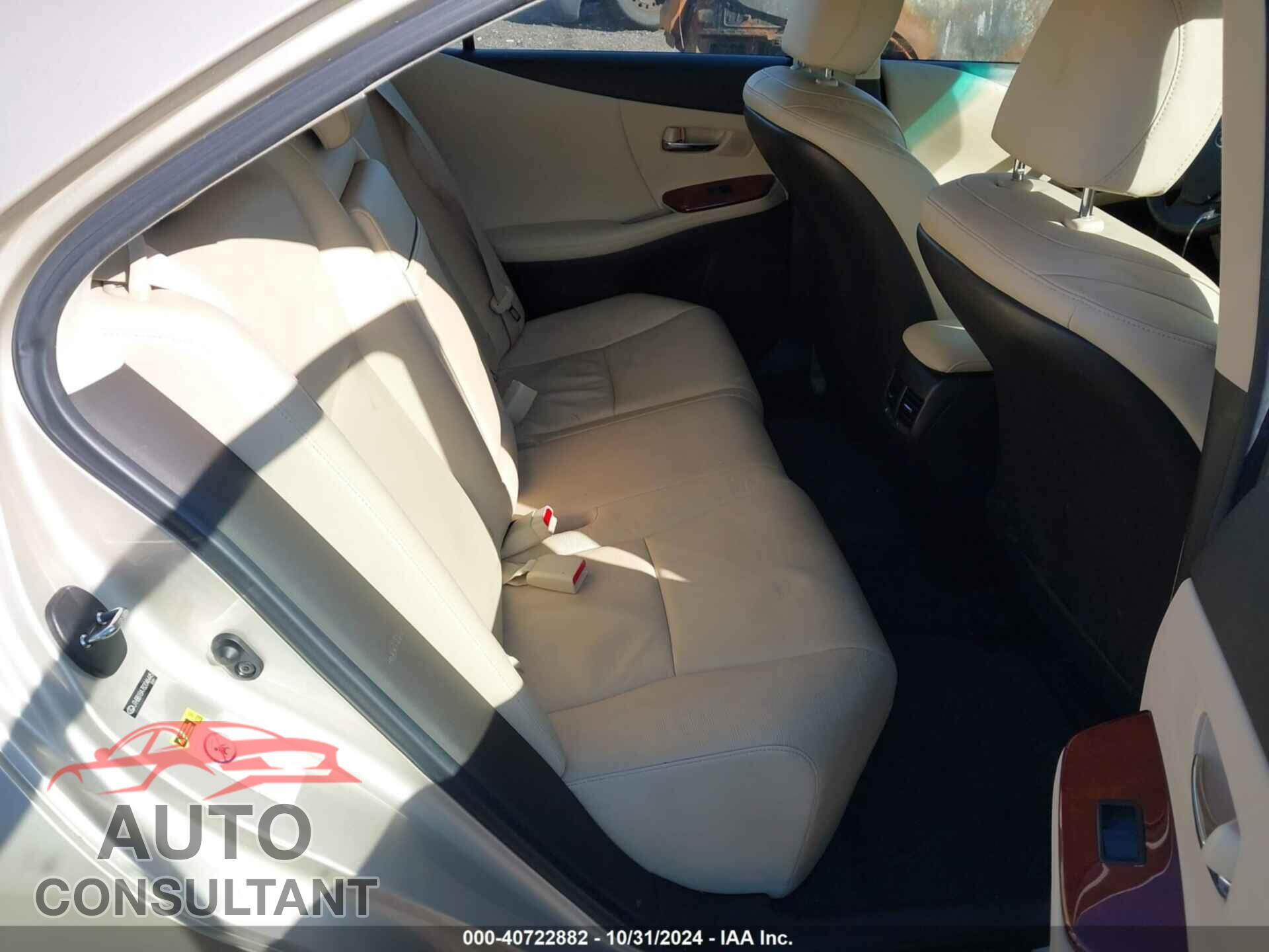LEXUS HS 250H 2011 - JTHBB1BA7B2046445