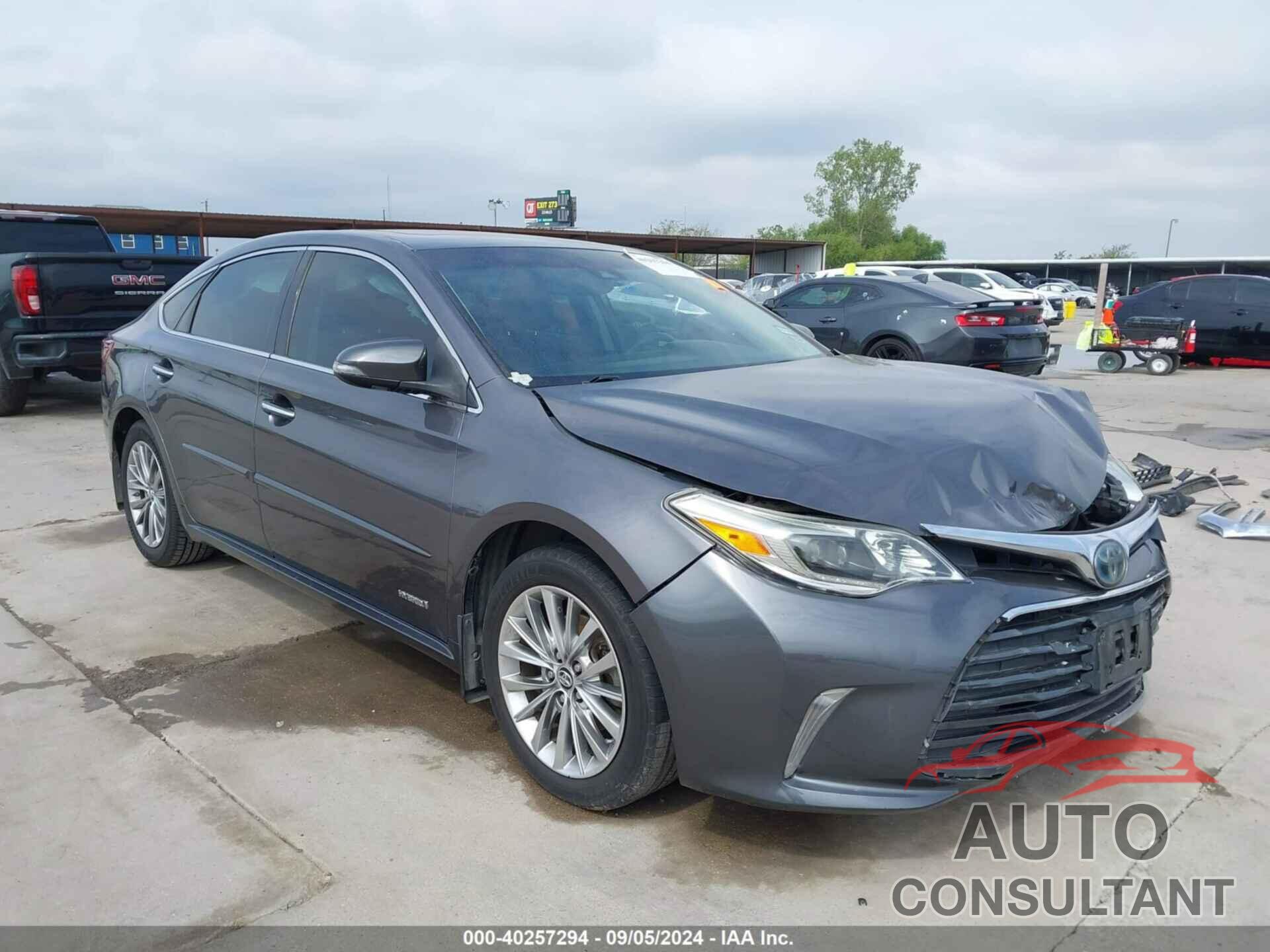 TOYOTA AVALON HYBRID 2016 - 4T1BD1EB2GU051284