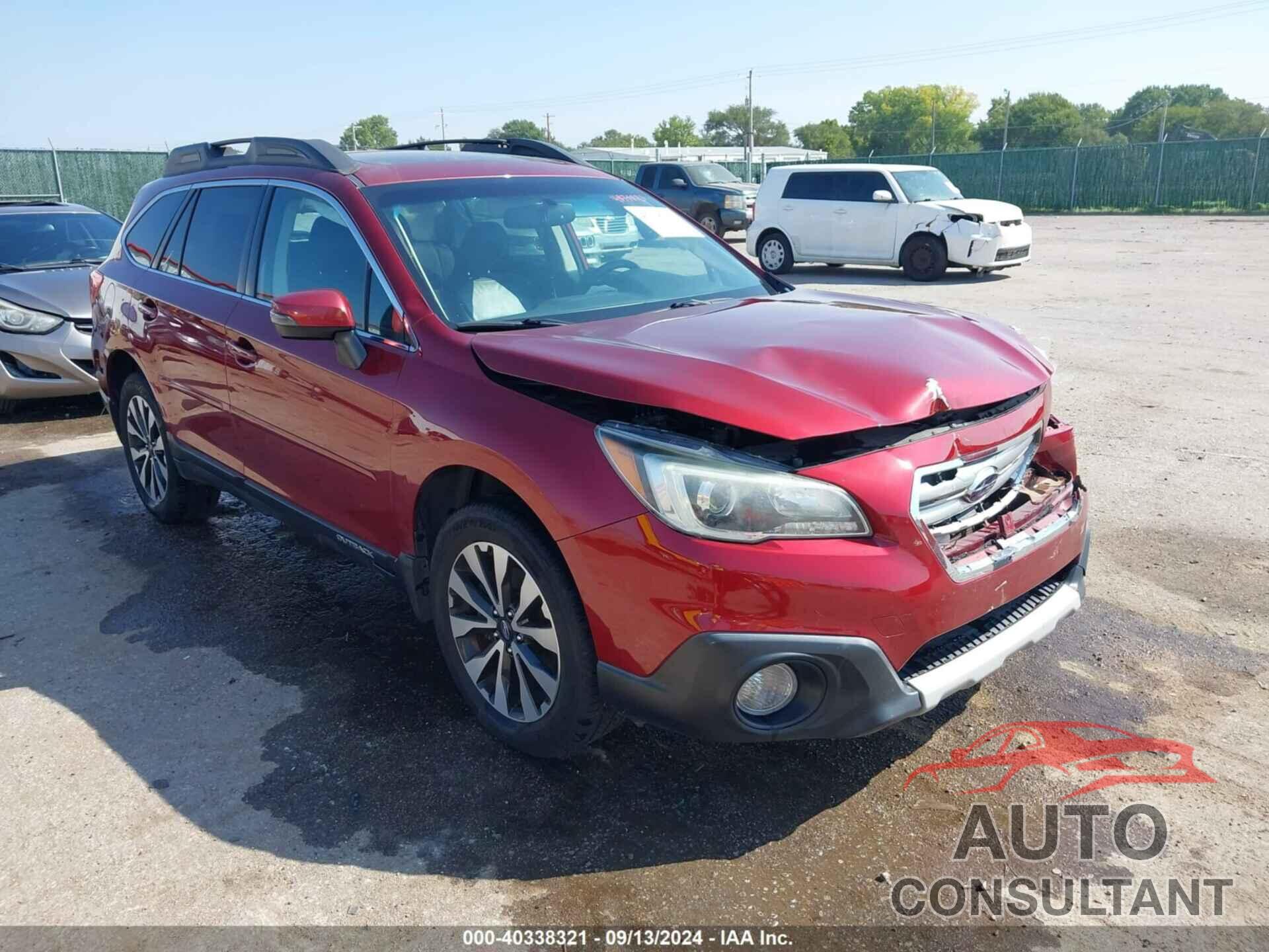 SUBARU OUTBACK 2016 - 4S4BSBLCXG3274640