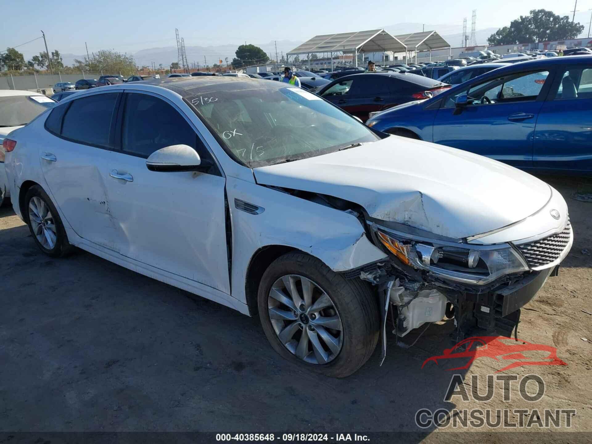 KIA OPTIMA 2016 - 5XXGU4L32GG119824