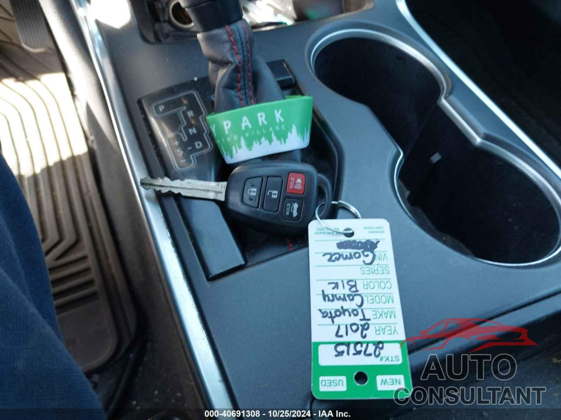 TOYOTA CAMRY 2017 - 4T1BF1FK8HU280109