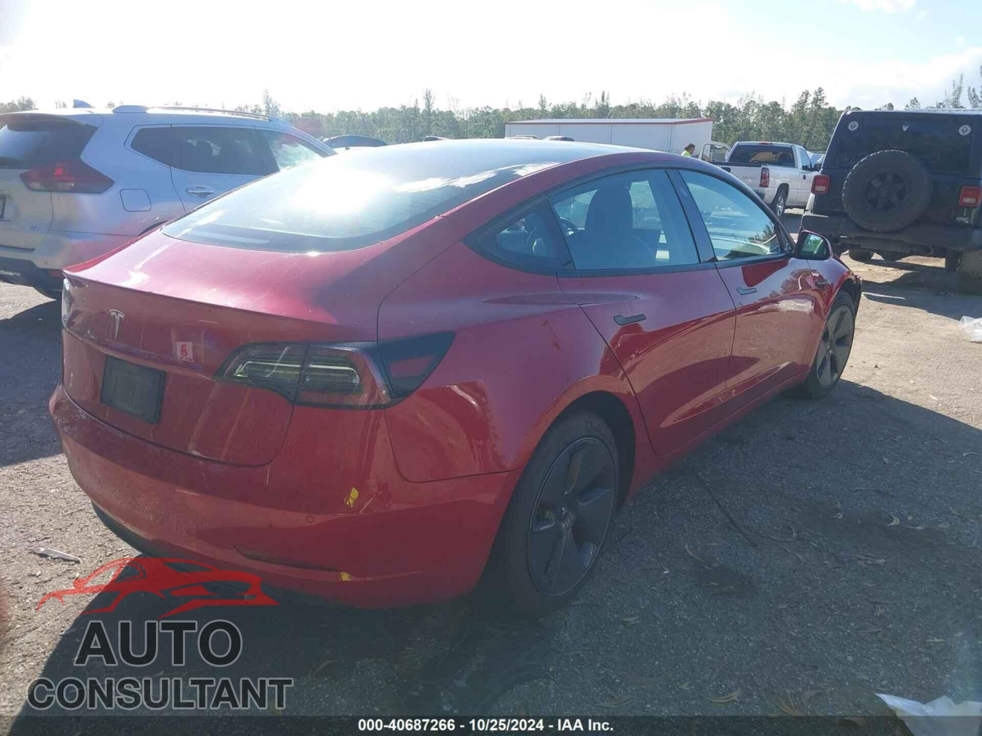 TESLA MODEL 3 2021 - 5YJ3E1EA5MF087956
